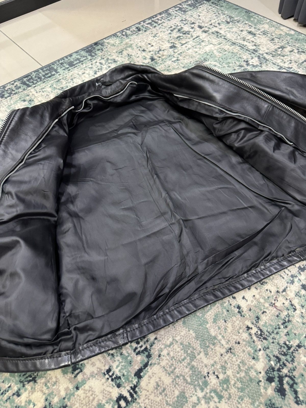 Schott VINTAGE SCHOTT 642 SINGLE RIDER CAFE RACER LEATHER JACKET Size US M / EU 48-50 / 2 - 4 Thumbnail