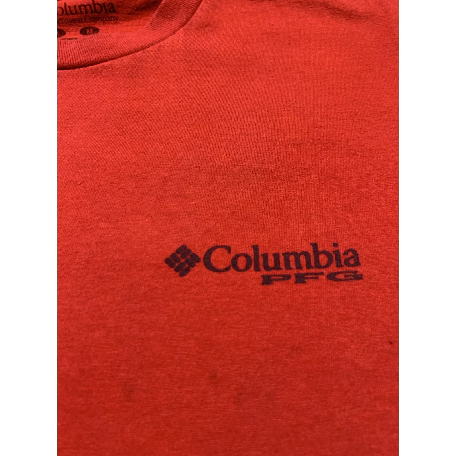 Vintage Columbia PFG Men's Medium Red Graphic T-Shirt "Tools of the Trade" Outdoor Cotton Regular Fit Size US M / EU 48-50 / 2 - 5 Thumbnail