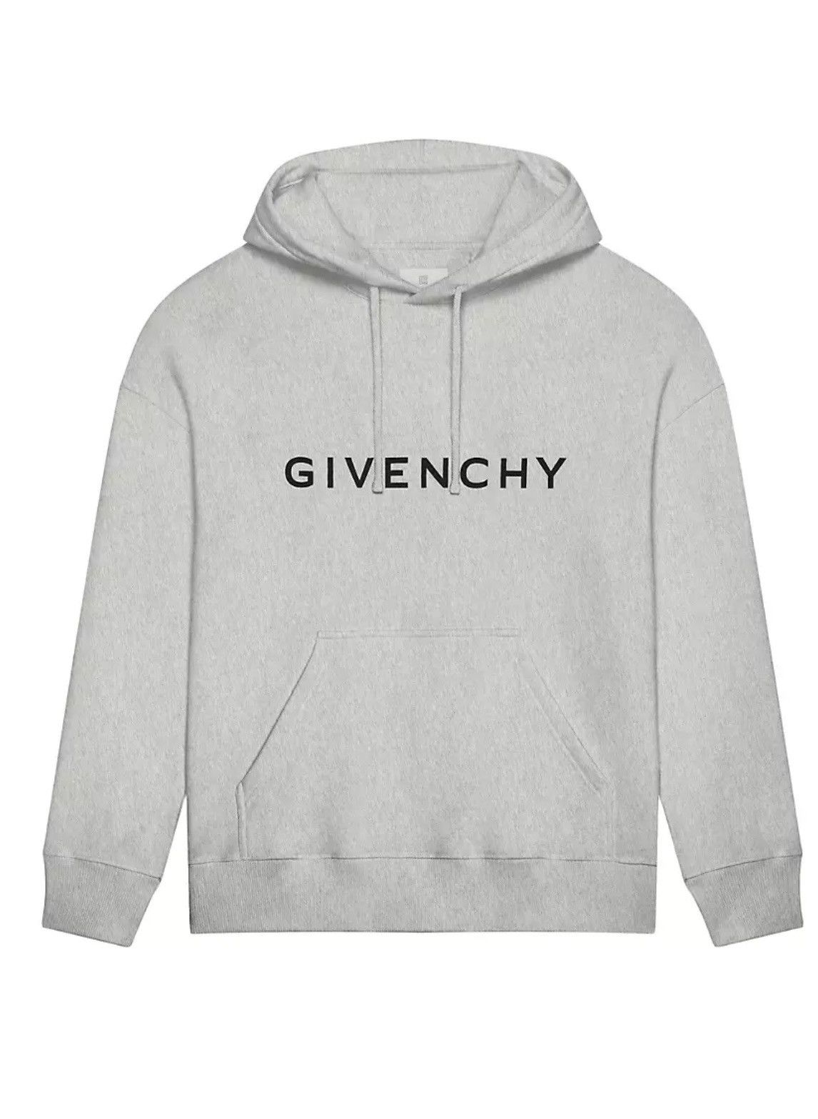 Image of Givenchy Archetype Slim Fit Hoodie in Grey, Men's (Size 2XL)