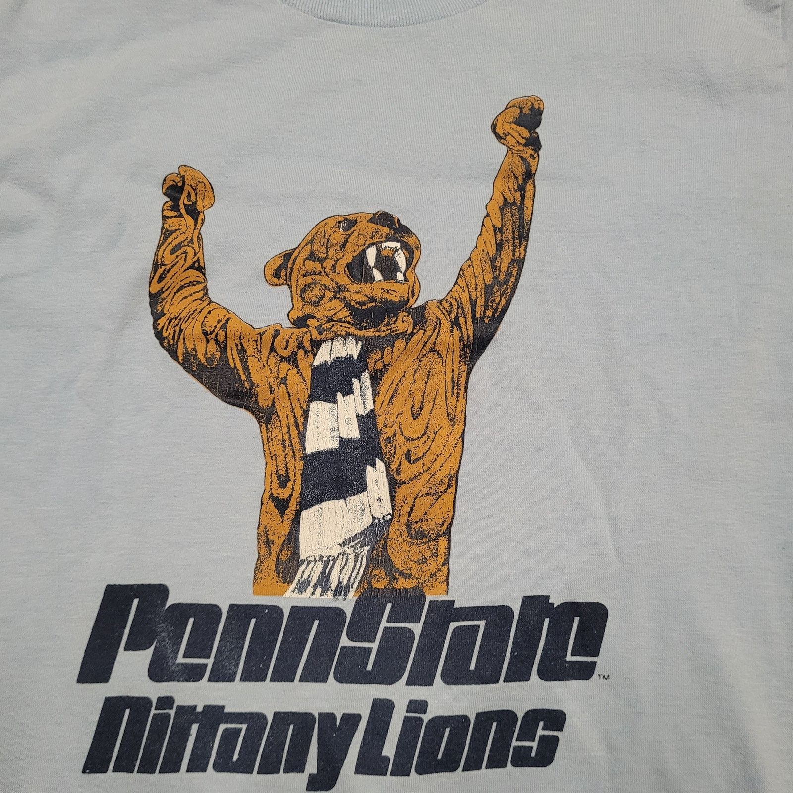 Vintage VTG 70s Penn State T-Shirt XS Slim Fit Single Stitch USA Size US XS / EU 42 / 0 - 2 Thumbnail