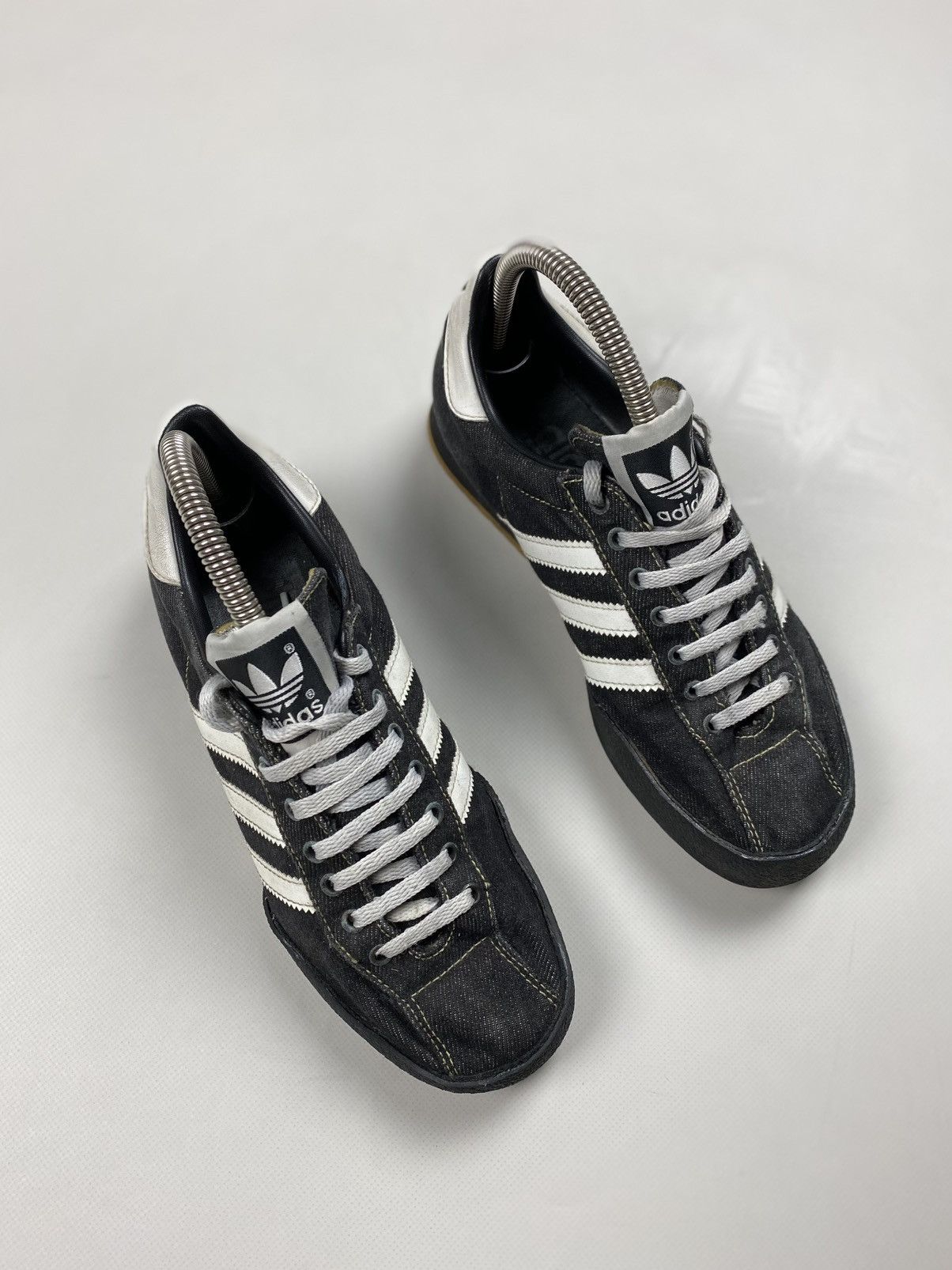 Adidas × Vintage Adidas Vintage Y2K Denim Low Top Sneakers Shoes Size US 5.5 Size US 5.5 / IT 35.5 - 4 Thumbnail