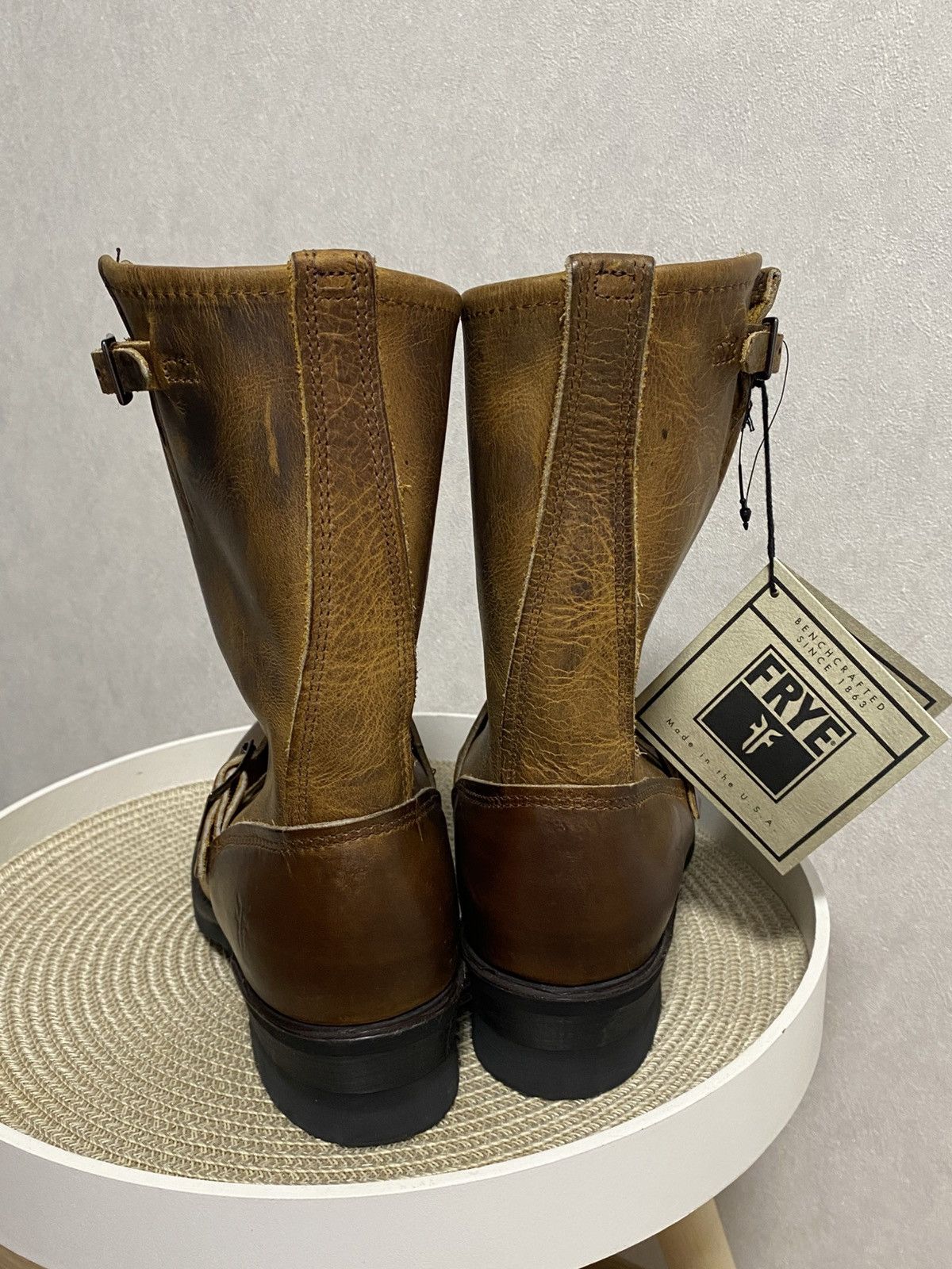 Frye Frye Engineer 12R 77400 AS98 Sendra Leather Boots Size: 39 Size US 9 / IT 39 - 14 Thumbnail