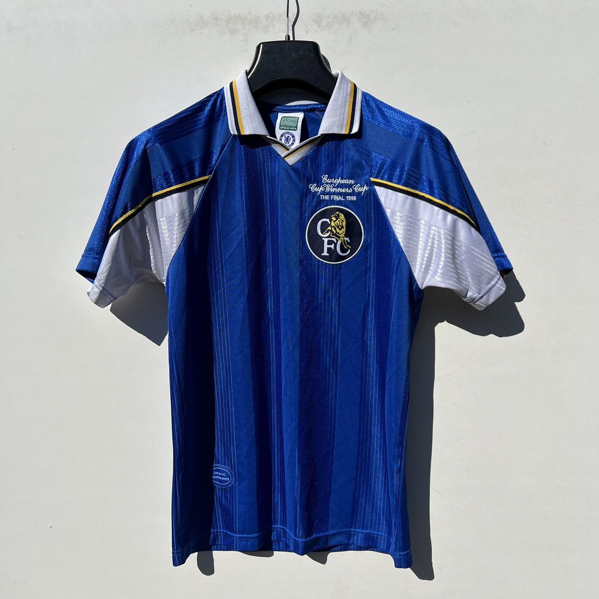 Chelsea Soccer Score Draw Chelsea European Cup Winners Cup T shirt Size US S / EU 44-46 / 1 - 1 Thumbnail