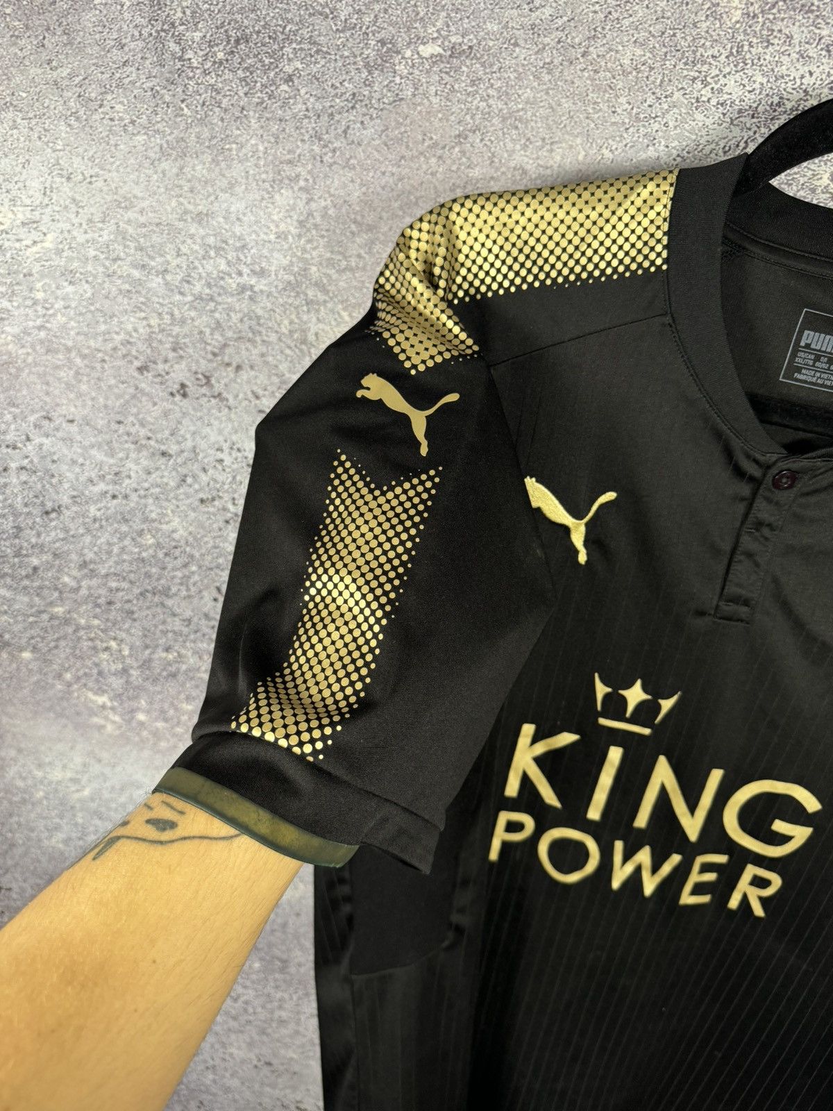 Puma × Vintage Vintage Leicester City 2017/18 Away Puma Soccer Jersey 2XL Size US XXL / EU 58 / 5 - 9 Thumbnail