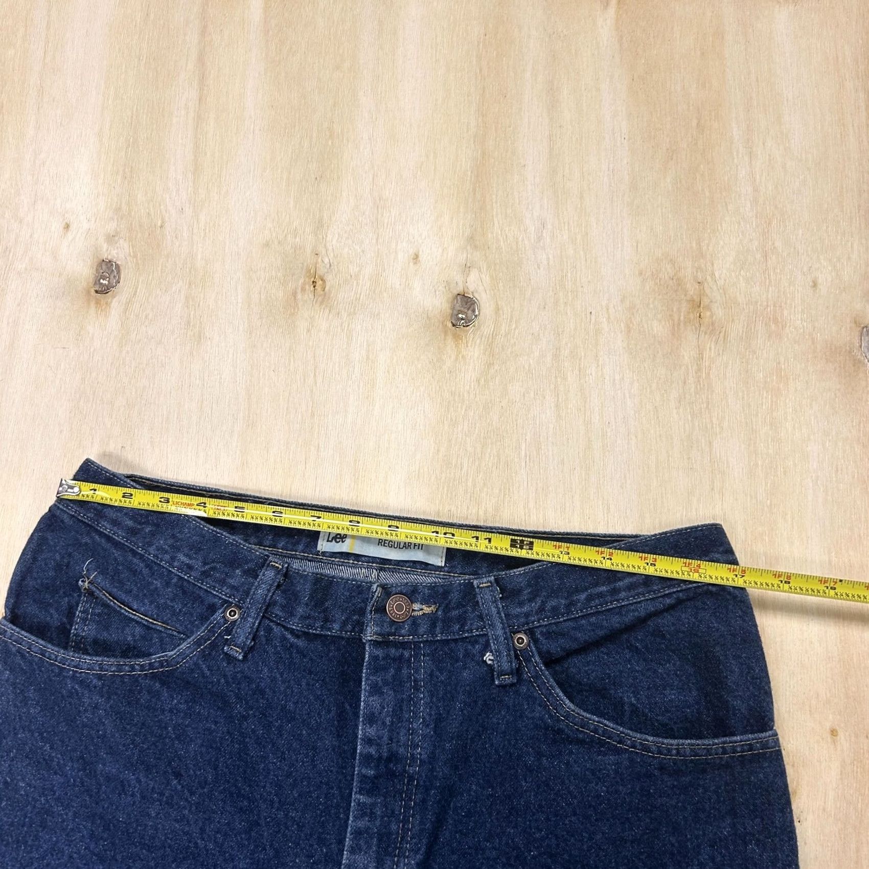 Lee Lee Mens Jeans 36x34 Dark Wash Blue Denim Straight Regular Fit Casual Pants Size US 36 / EU 52 - 5 Thumbnail
