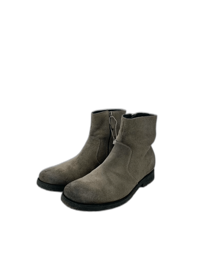Prada Prada Gray Suede Mid-Calf Zip Boots Size US 7.5 / EU 40-41 - 1 Thumbnail