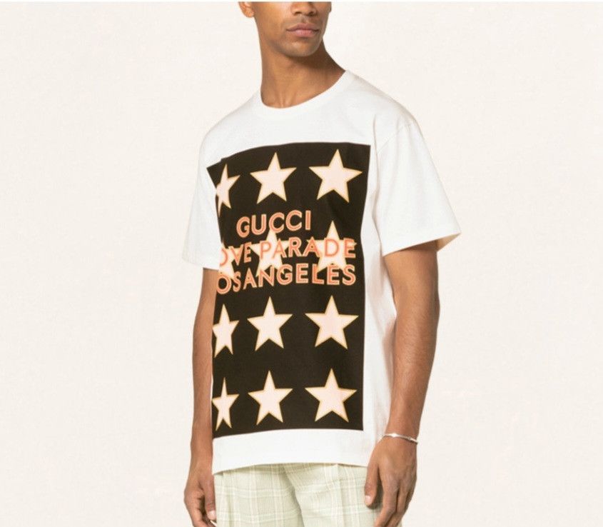 Gucci Gucci Love Parade Los Angeles Print T-Shirt Size M