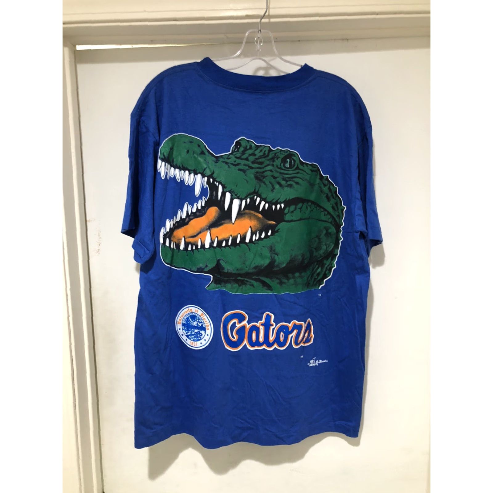 Vintage VINTAGE Florida Gators T-Shirt XL Crew Neck Short Sleeve Double-Sided Logo 90s College University Gator Men Size US XL / EU 56 / 4 - 3 Thumbnail