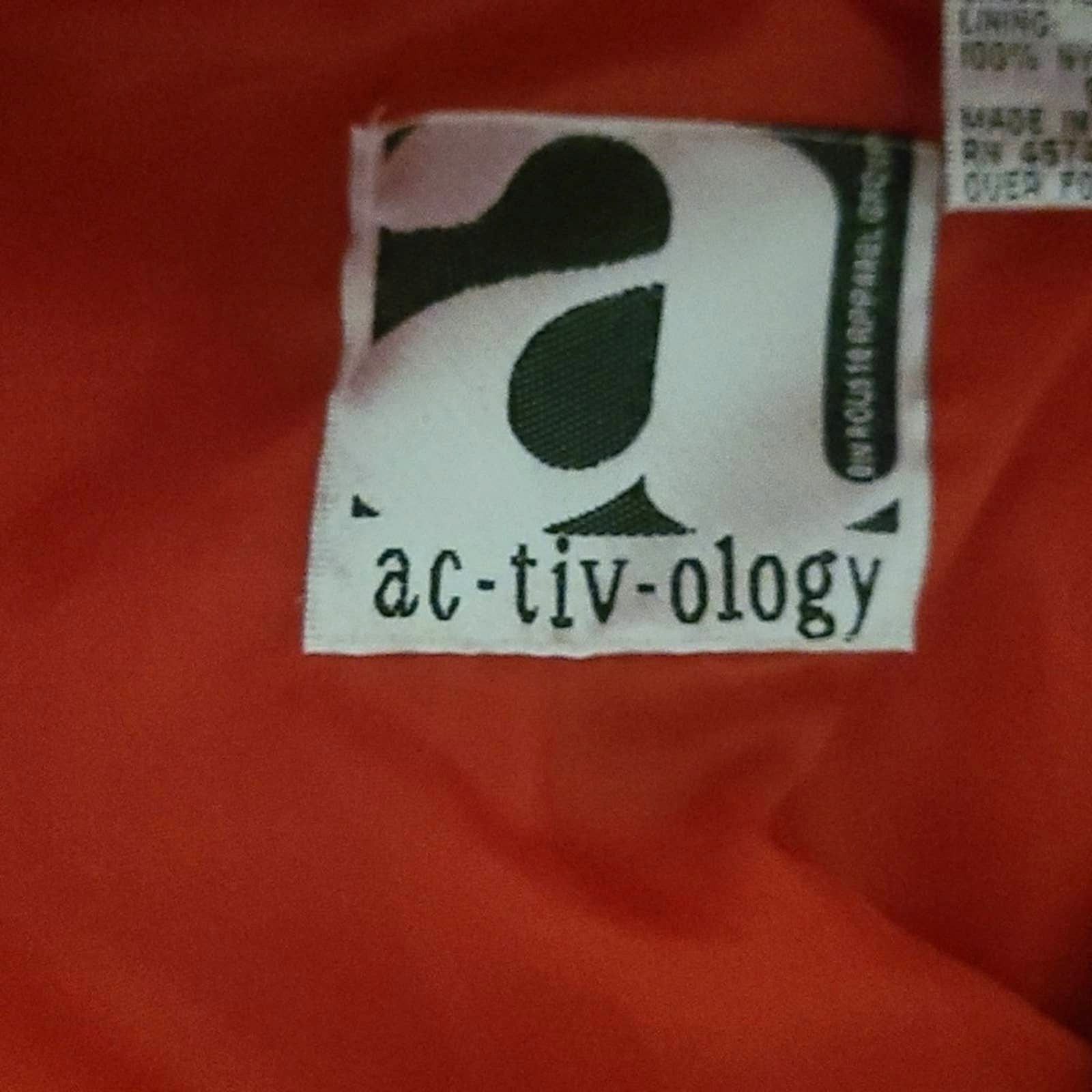 Vintage Vintage 90s Red Ac-Tiv-Ology ALL SILK Windbreaker Jacket - M Size M / US 6-8 / IT 42-44 - 4 Thumbnail