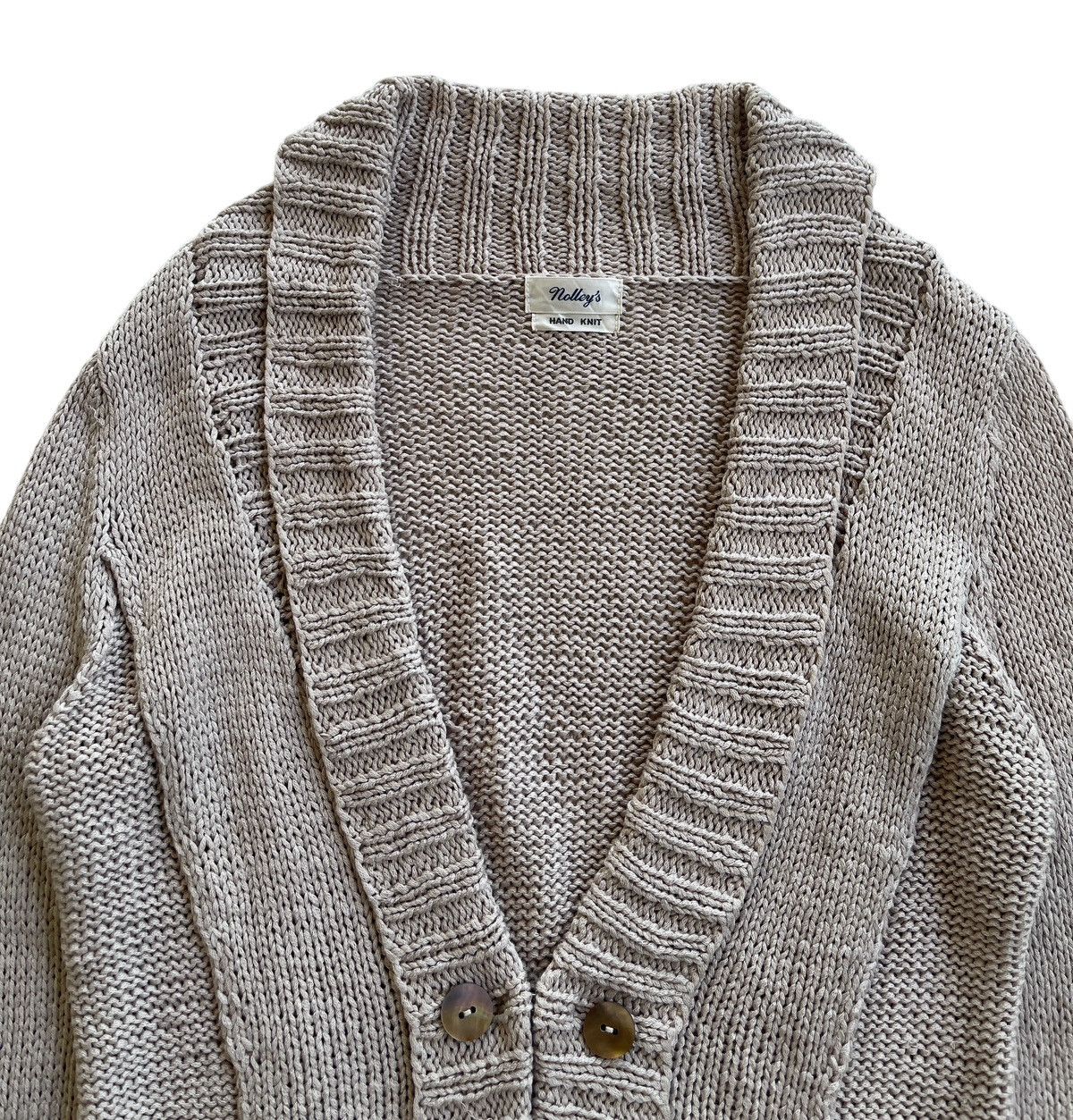 NOLLEY'S Nolleys Hand Knit Cropped Top Jacket Size XS / US 0-2 / IT 36-38 - 9 Thumbnail