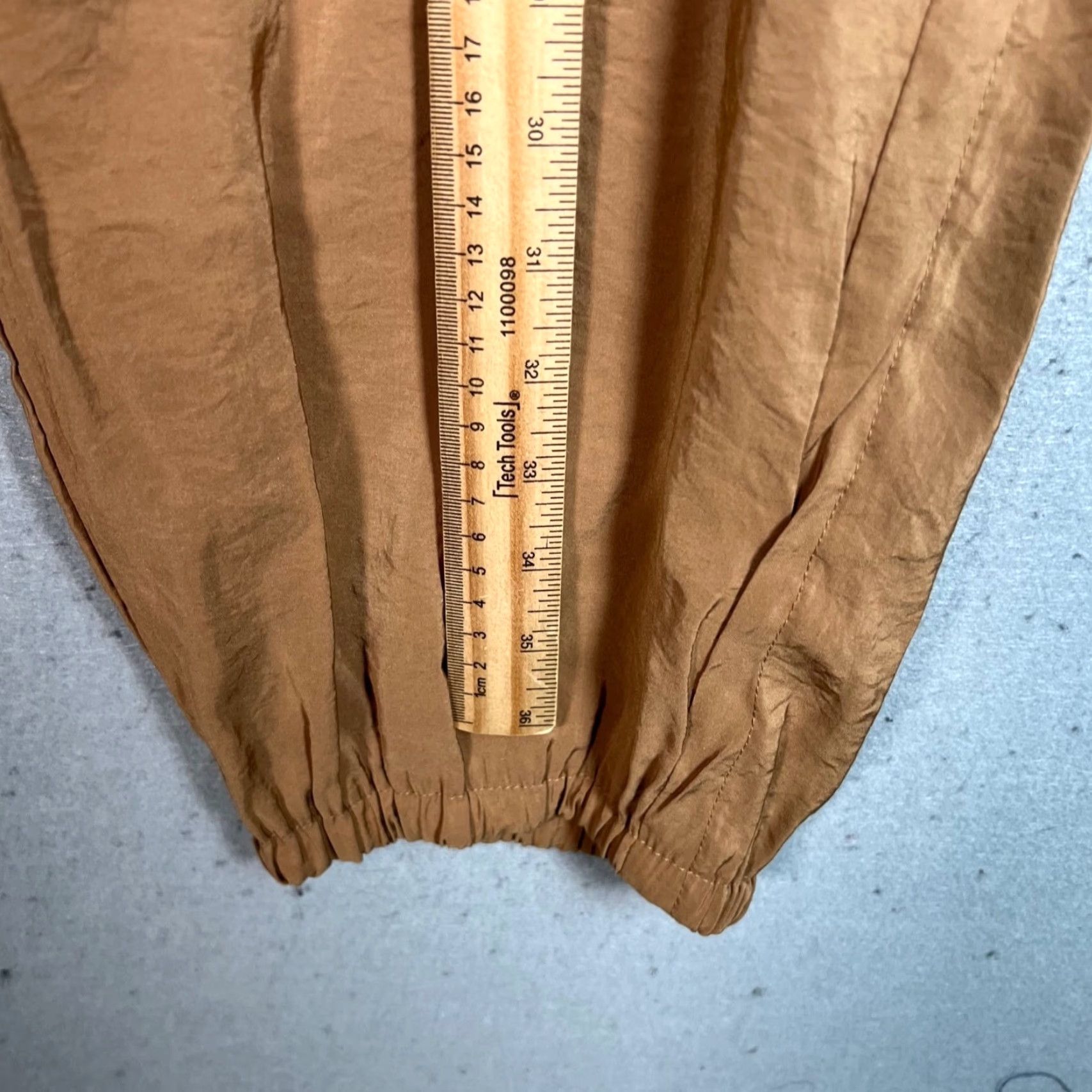 Vintage Maison D'Amélie Adult Womens Medium Brown Cargo Pants With Elastic Cuffs Size 32" / US 10 / IT 46 - 6 Thumbnail