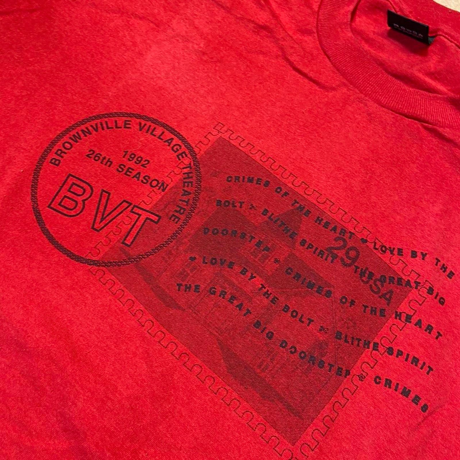 Other 90s red single stitch tee brownville Size US XXL / EU 58 / 5 - 2 Thumbnail