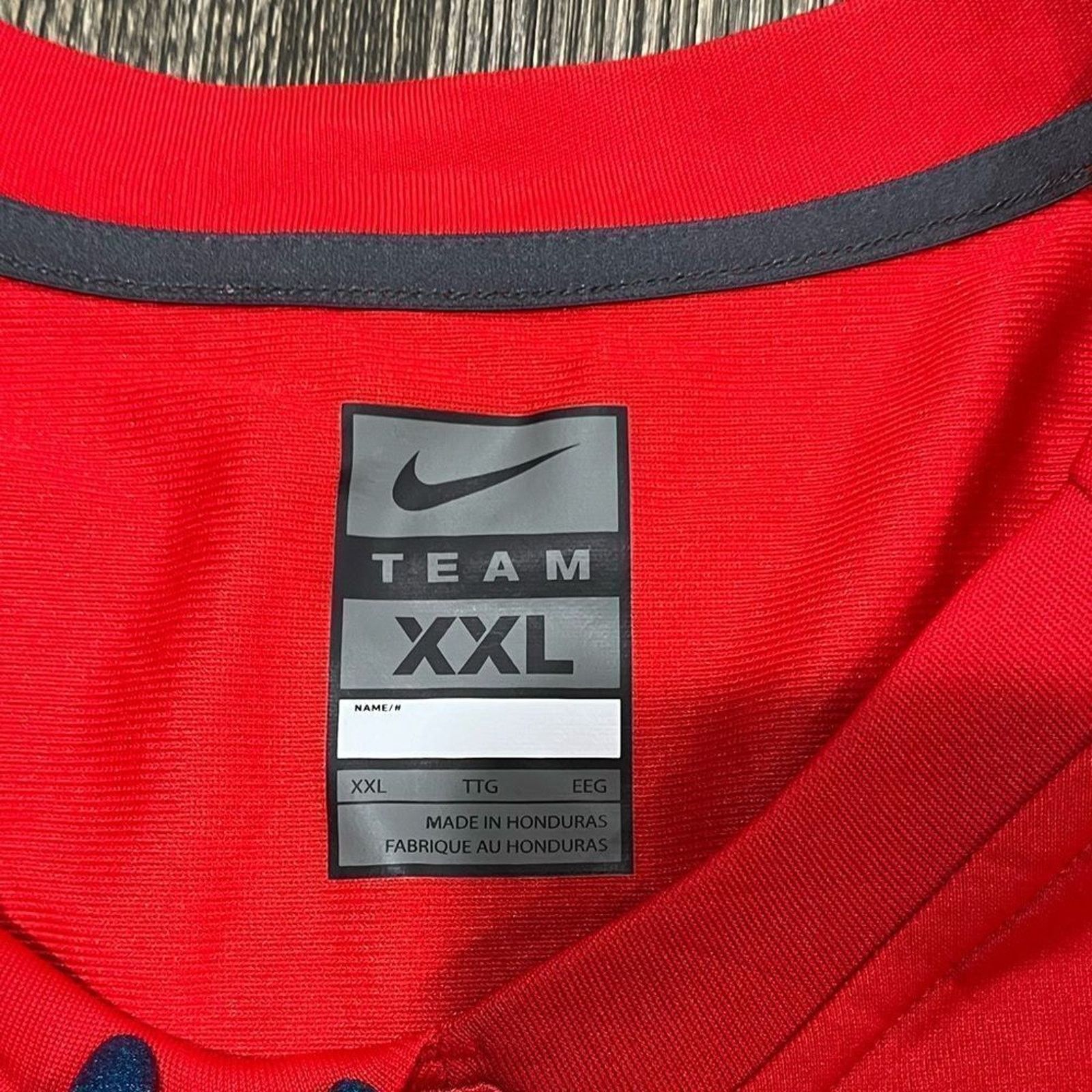 Nike NWOT Nike Team Dri-Fit Men's Jersey V-Neck Red Size XXL Size US XXL / EU 58 / 5 - 4 Thumbnail
