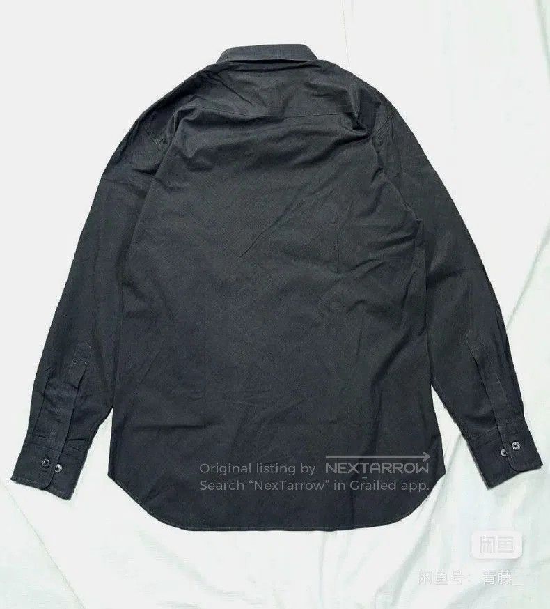 Yohji Yamamoto Yohji Yamamoto A.A.R Black Long Sleeve Shirt. Size US M / EU 48-50 / 2 - 2 Thumbnail