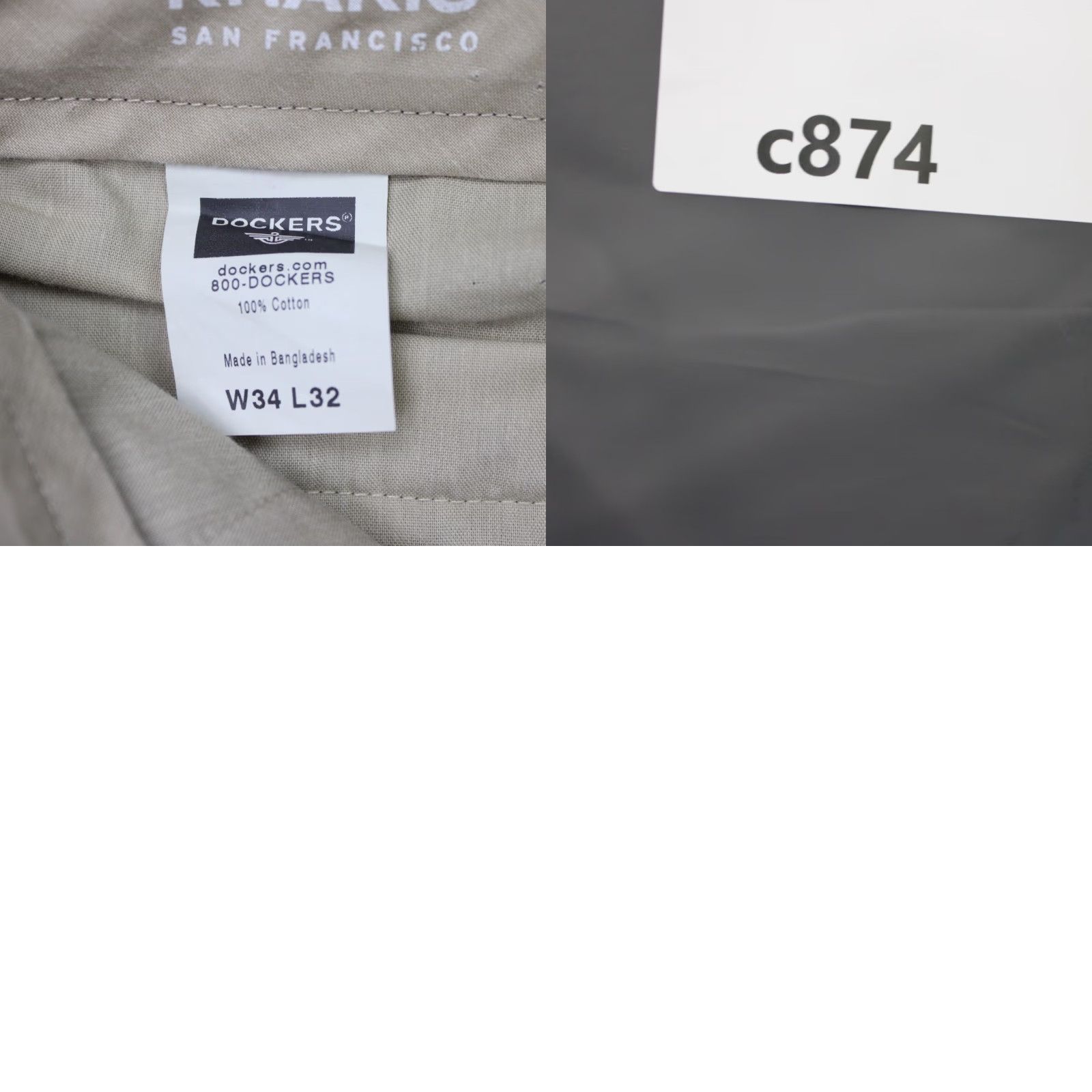 Dockers Dockers Pants Mens 34x32 Brown Flat Front Chino NWT Vintage No Wrinkles Cuffed Stretch Pockets Logo Dockers Signature Khaki Size US 34 / EU 50 - 9 Thumbnail