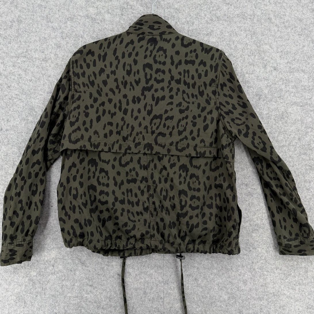 Rails Rails Collins GreenLeopard Zippered Lightweight Jacket Size M / US 6-8 / IT 42-44 - 4 Thumbnail