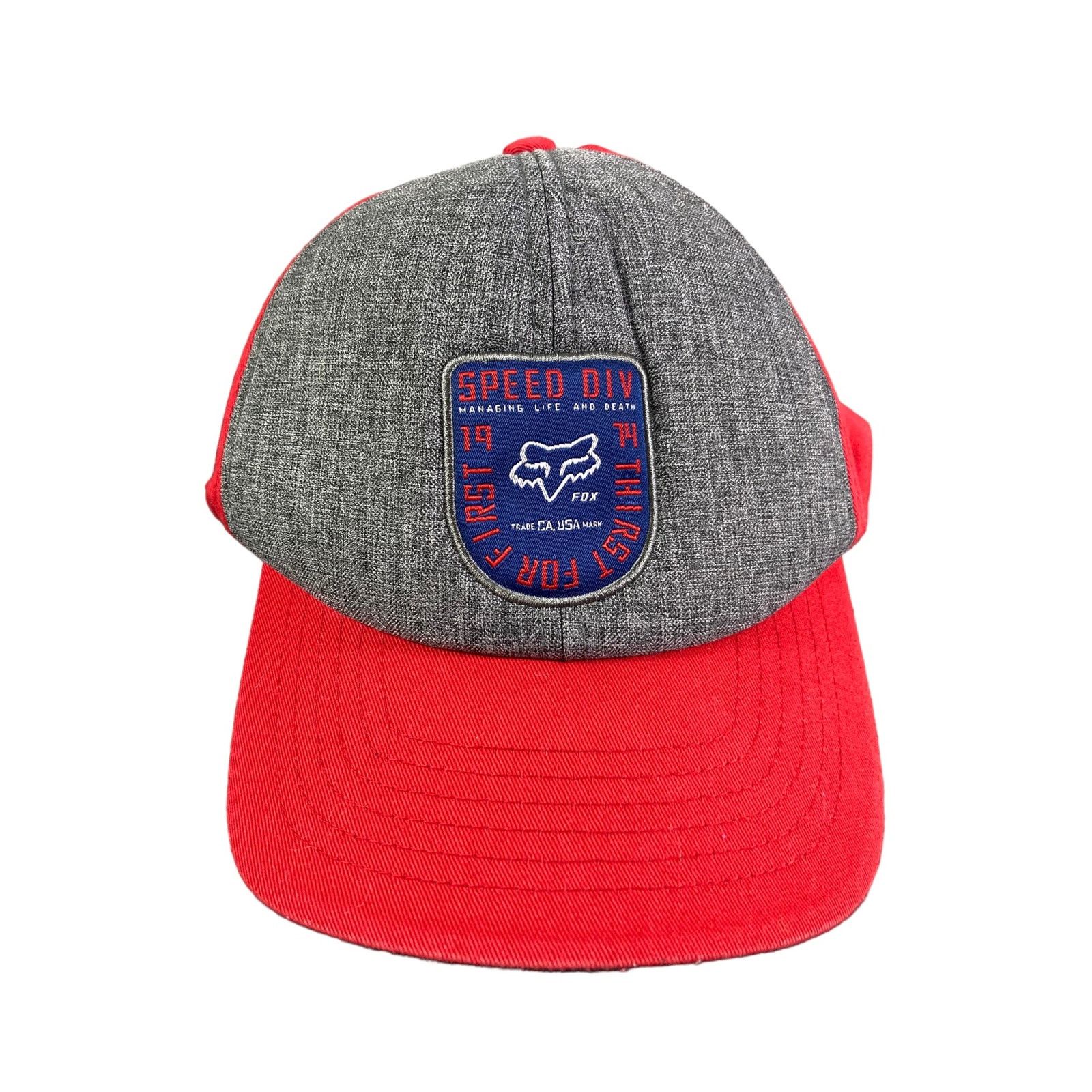 Fox Racing Fox Racing Baseball Hat Cap Snapback Mens Unisex Adult Red Size ONE SIZE - 1 Thumbnail