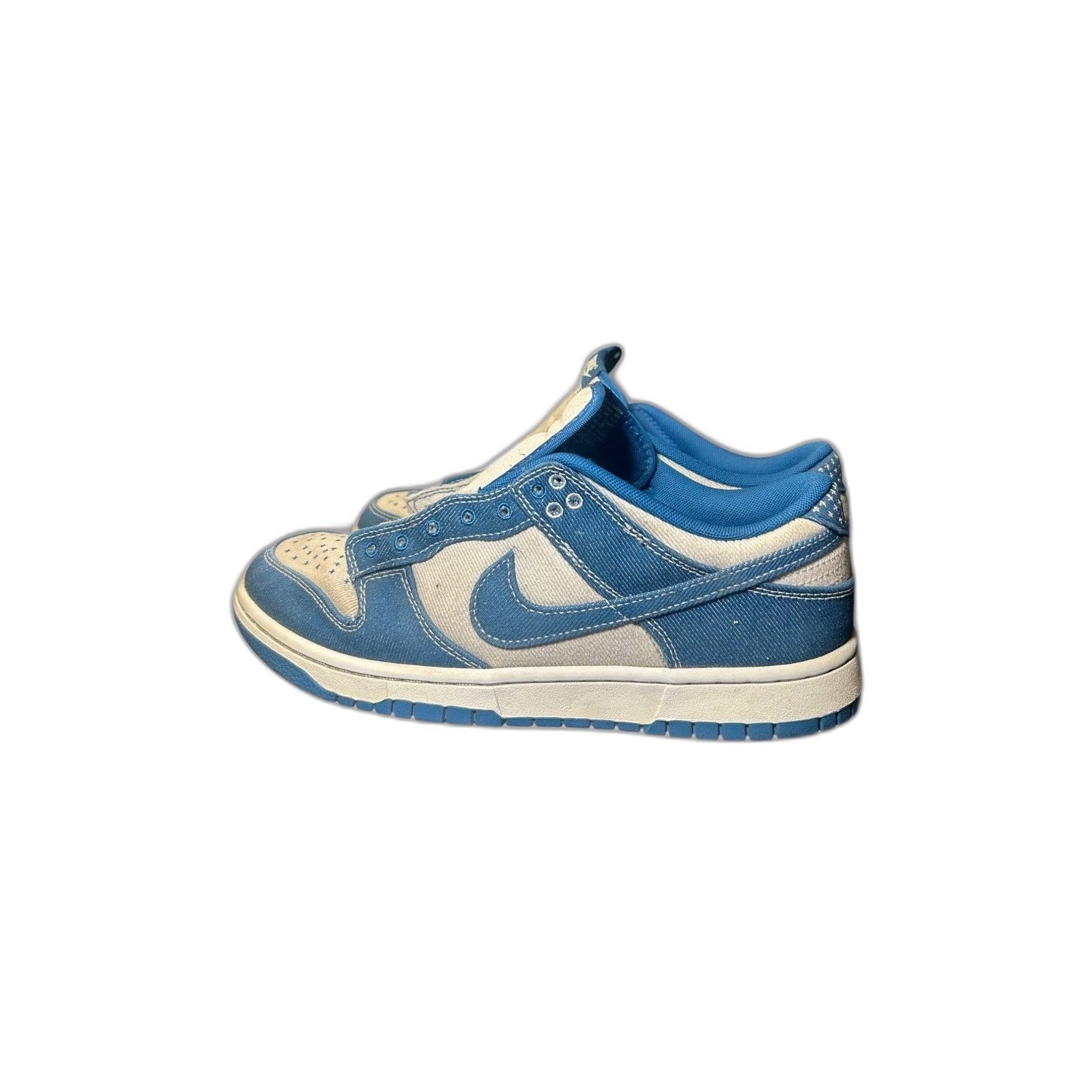Nike Size 9.5 - Nike Dunk Low SE Sashiko - Industrial Blue Size US 9.5 / EU 42-43 - 3 Thumbnail