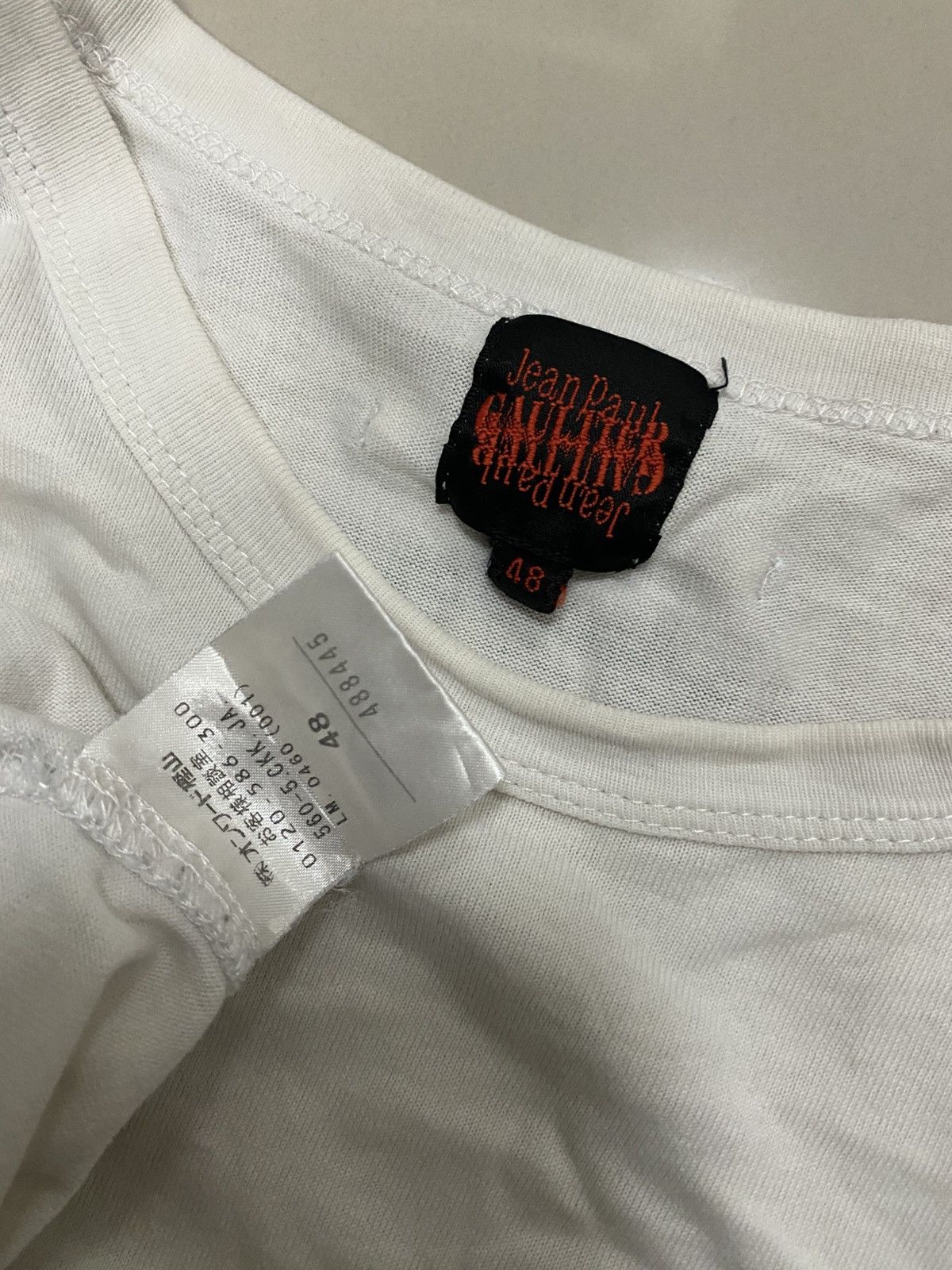 Jean Paul Gaultier Jeans Paul Gaultier Basic Tshirt Size XS / US 0-2 / IT 36-38 - 4 Thumbnail