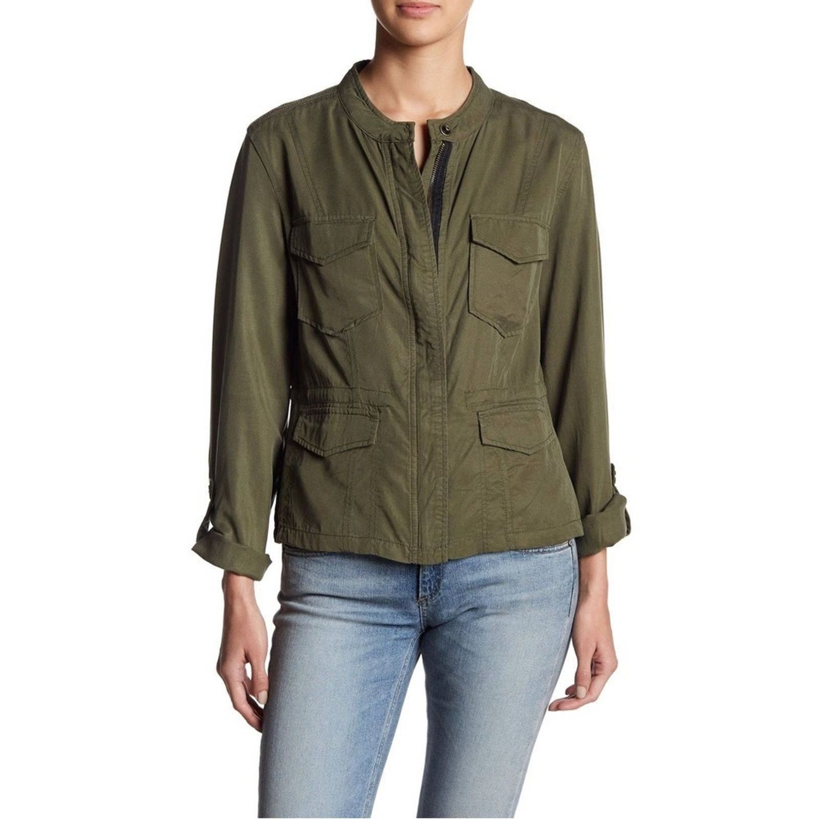 Sanctuary Sanctuary SnapFront Safari Cargo Jacket Womens Medium Green Size M / US 6-8 / IT 42-44 - 1 Thumbnail