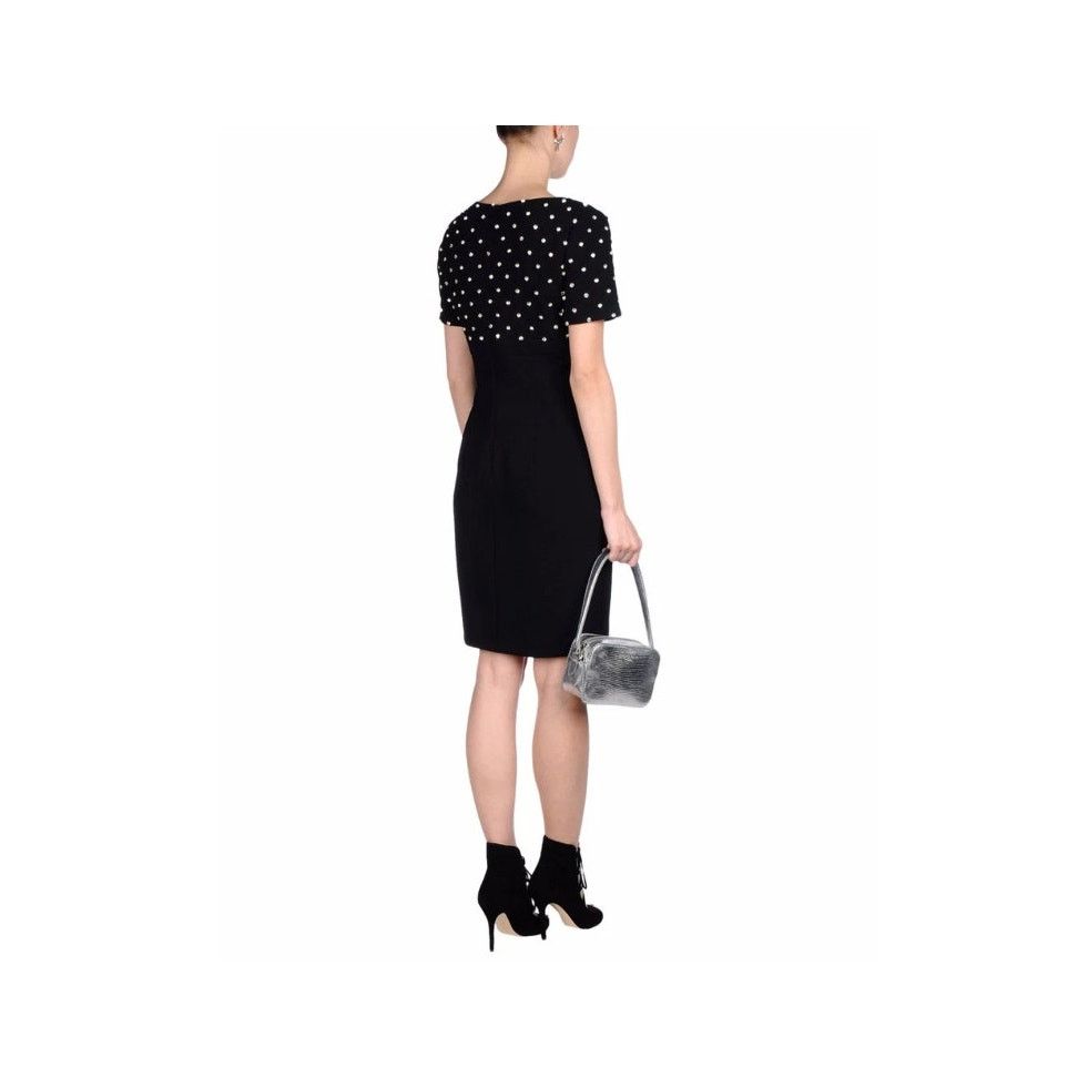 Moschino MOSCHINO Coutur Jeremy Scott Crystal Diamonds Crepe Dress Size M / US 6-8 / IT 42-44 - 3 Thumbnail