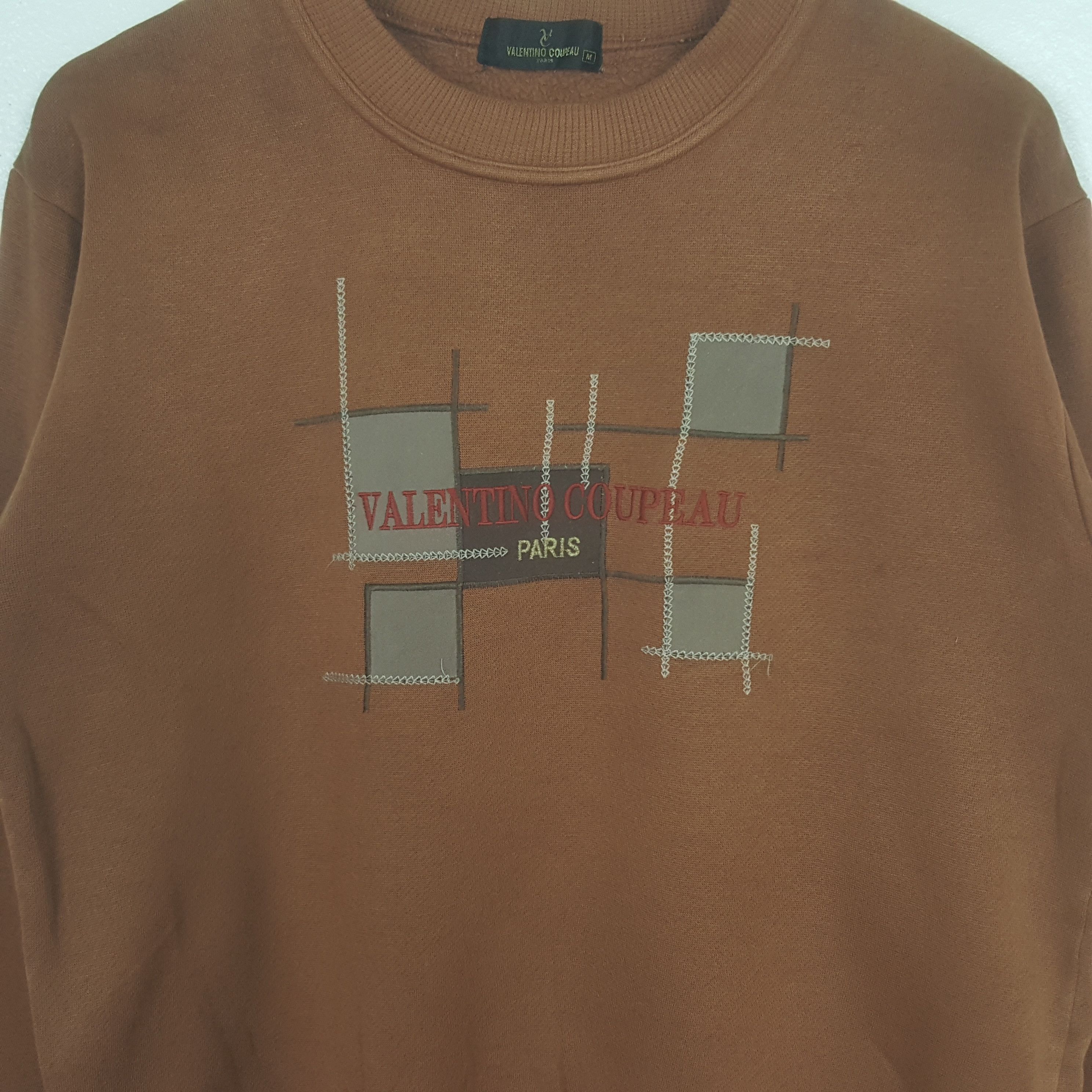 Valentino Vintage Valentino Coupeau Designer Sweatshirt C310N21 Size US M / EU 48-50 / 2 - 2 Thumbnail