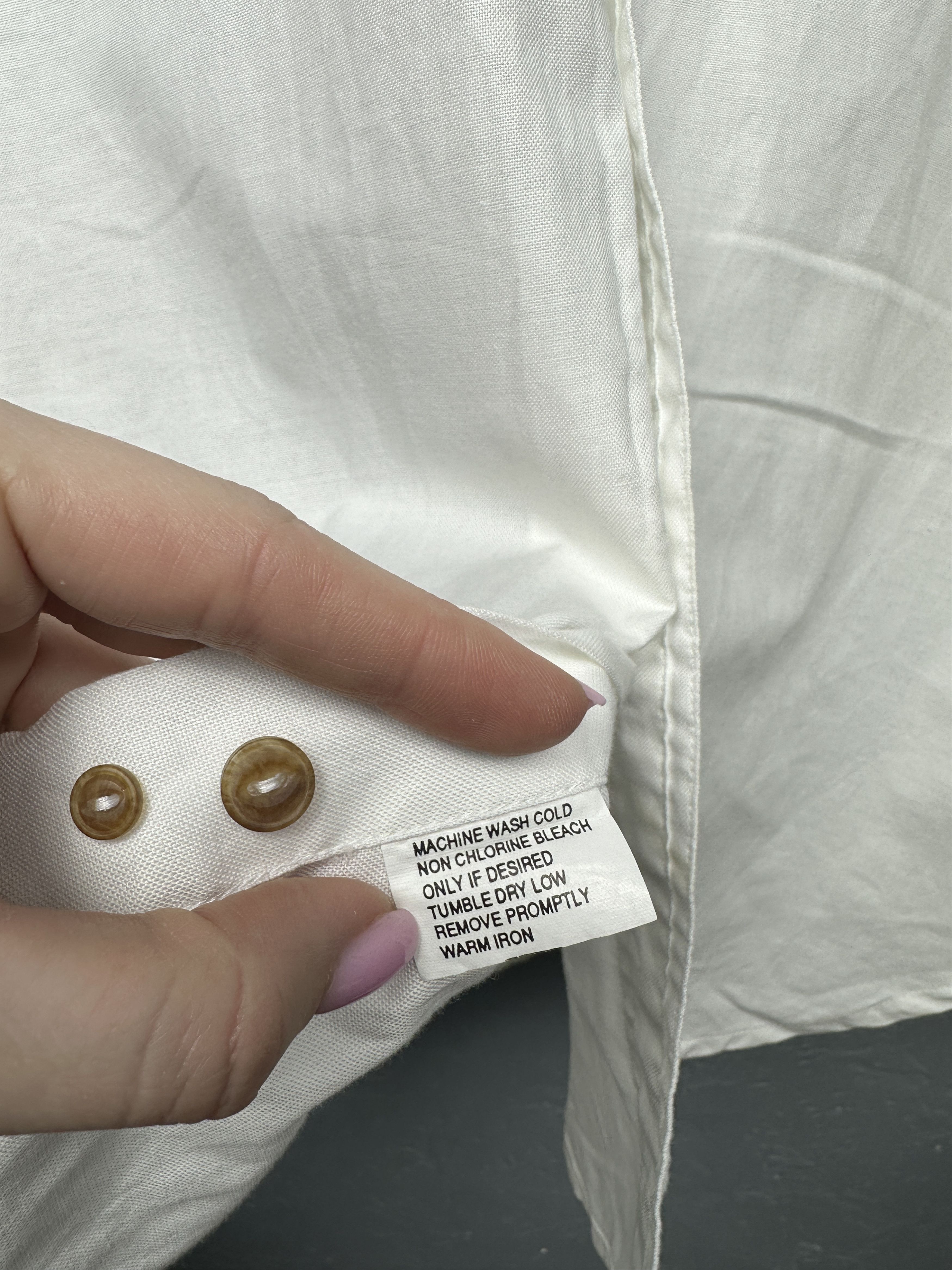 Chaps Ralph Lauren × Polo Ralph Lauren × Vintage Chaps Polo Ralph Lauren Mens Long Sleeve White Shirt Size US XL / EU 56 / 4 - 6 Thumbnail