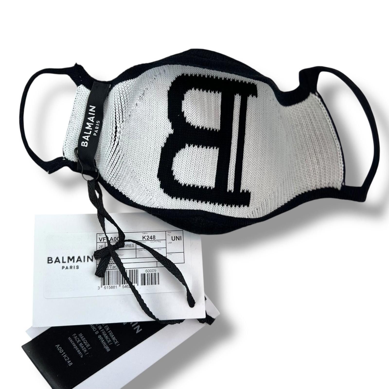 Balmain Balmain Black Face Mask Size ONE SIZE - 5 Thumbnail