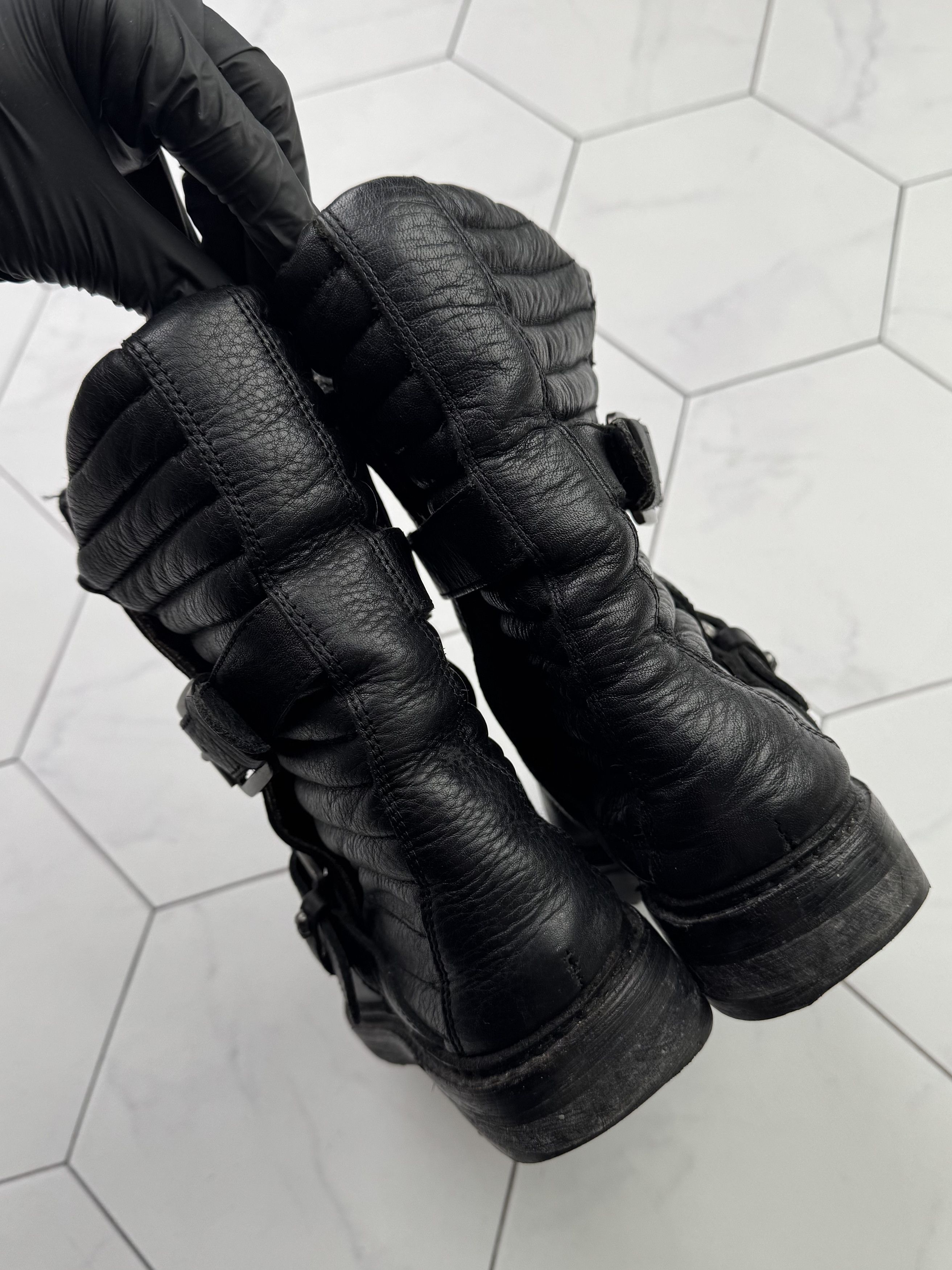 Zadig & Voltaire Zadig&Voltaire Vintage Leather Boots With Straps (B48) Size US 9 / IT 39 - 9 Thumbnail