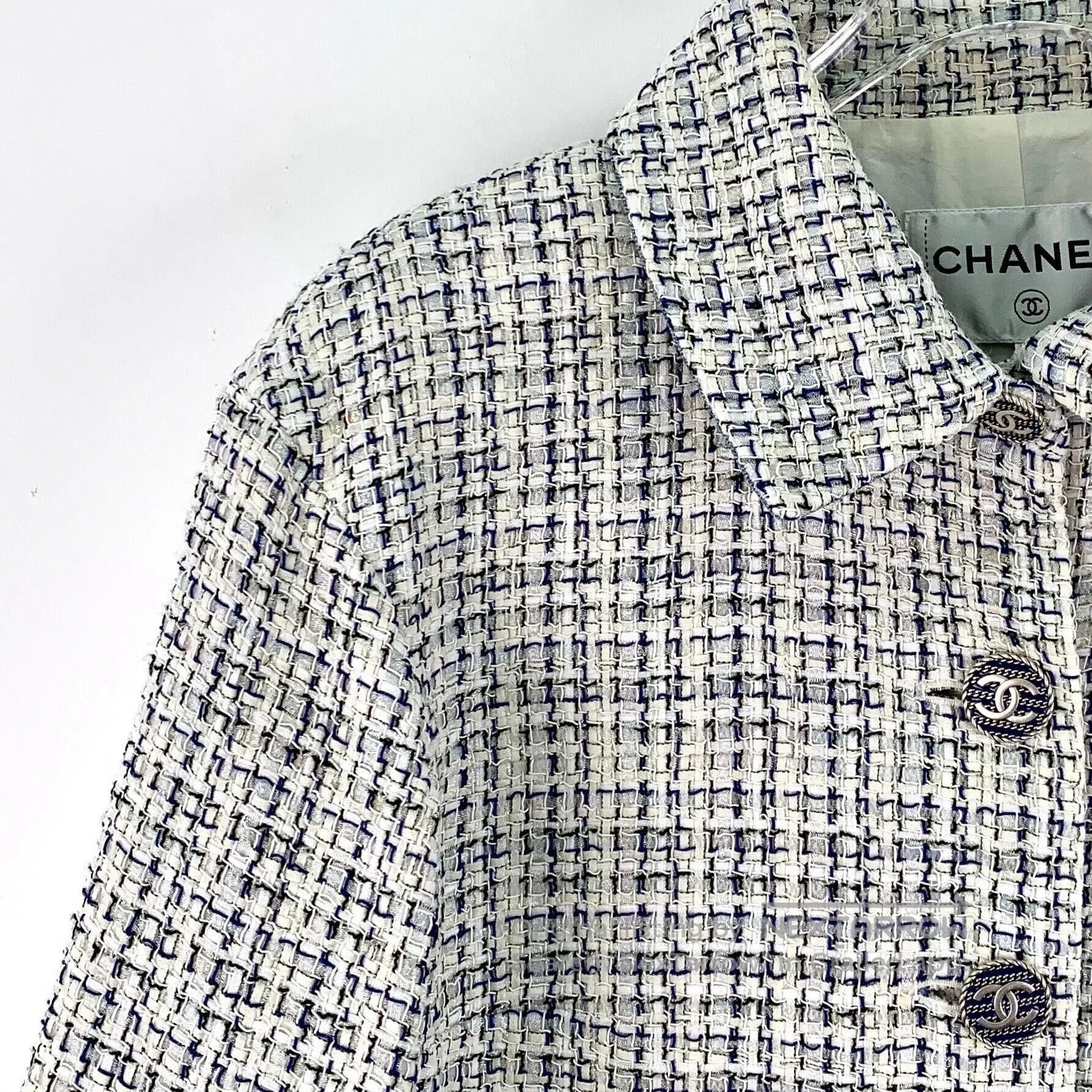 Chanel Chanel Color-blocked collar single-breasted long-sleeve kn Size XS / US 0-2 / IT 36-38 - 3 Thumbnail