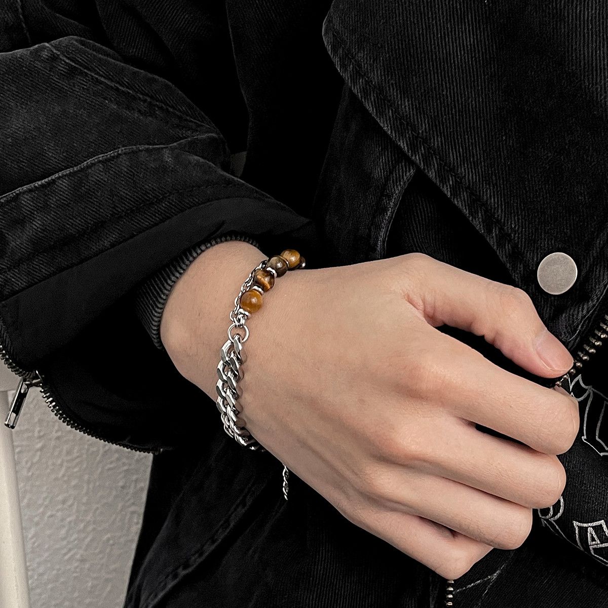 Jewelry Retro Bracelet Y2K Punk Chain Gotch Bracelets Chains Size ONE SIZE - 2 Thumbnail