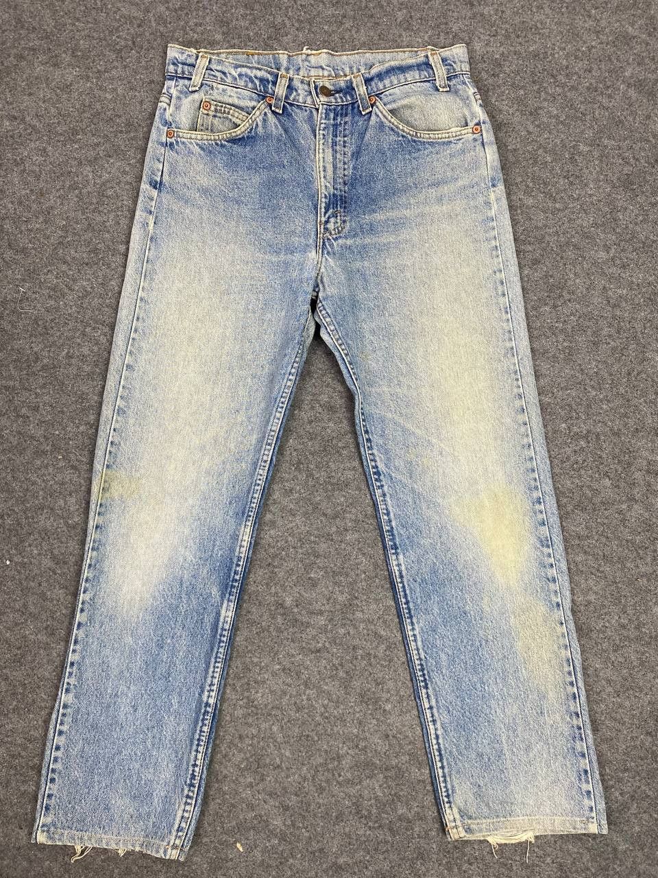 Levi's vintage levis 575 orange tab acid wash denim made in usa Size US 32 / EU 48 - 9 Thumbnail