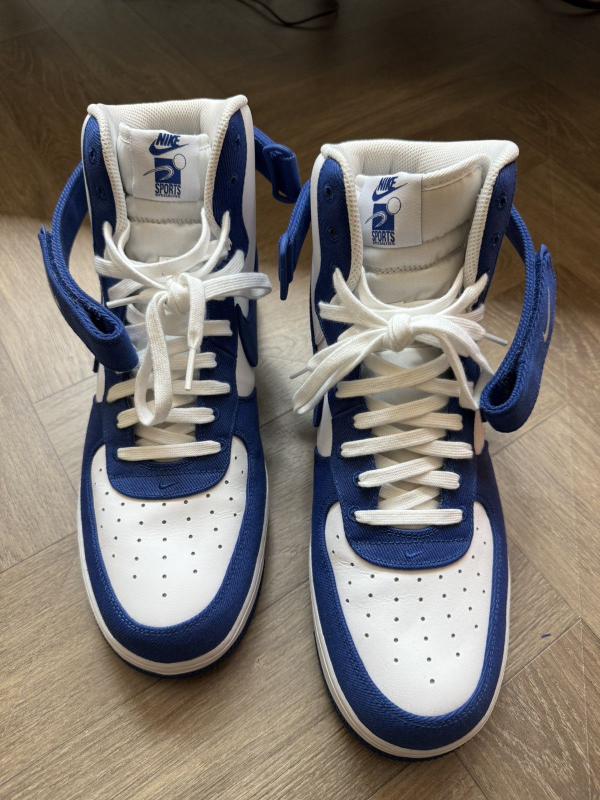 Nike Nike Air Force 1 High EMB Dodgers Size 12 Size US 12 / EU 45 - 6 Thumbnail