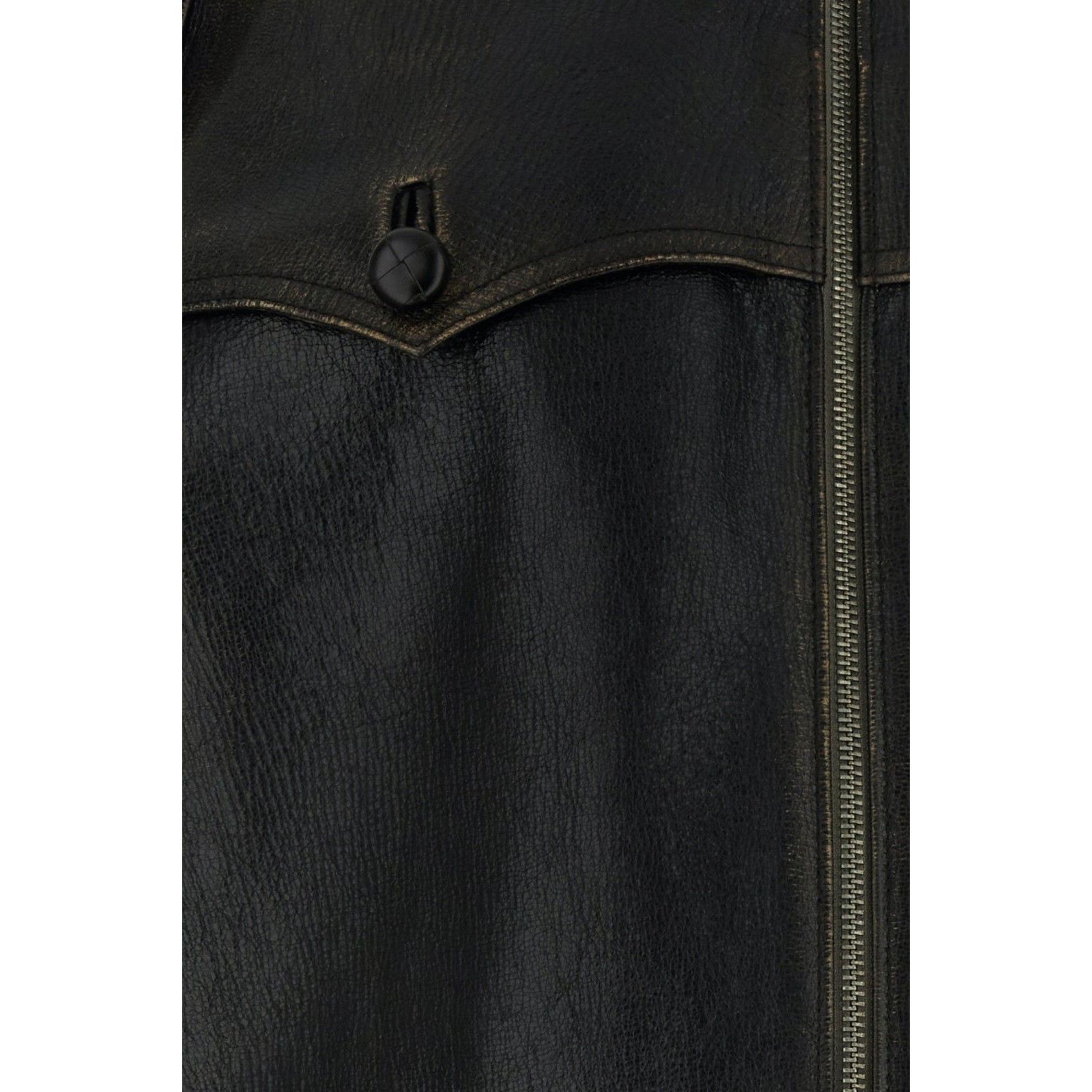 Prada PRADA Black Leather Jacket New & Authentic (Women's size:IT Size S / US 4 / IT 40 - 3 Thumbnail