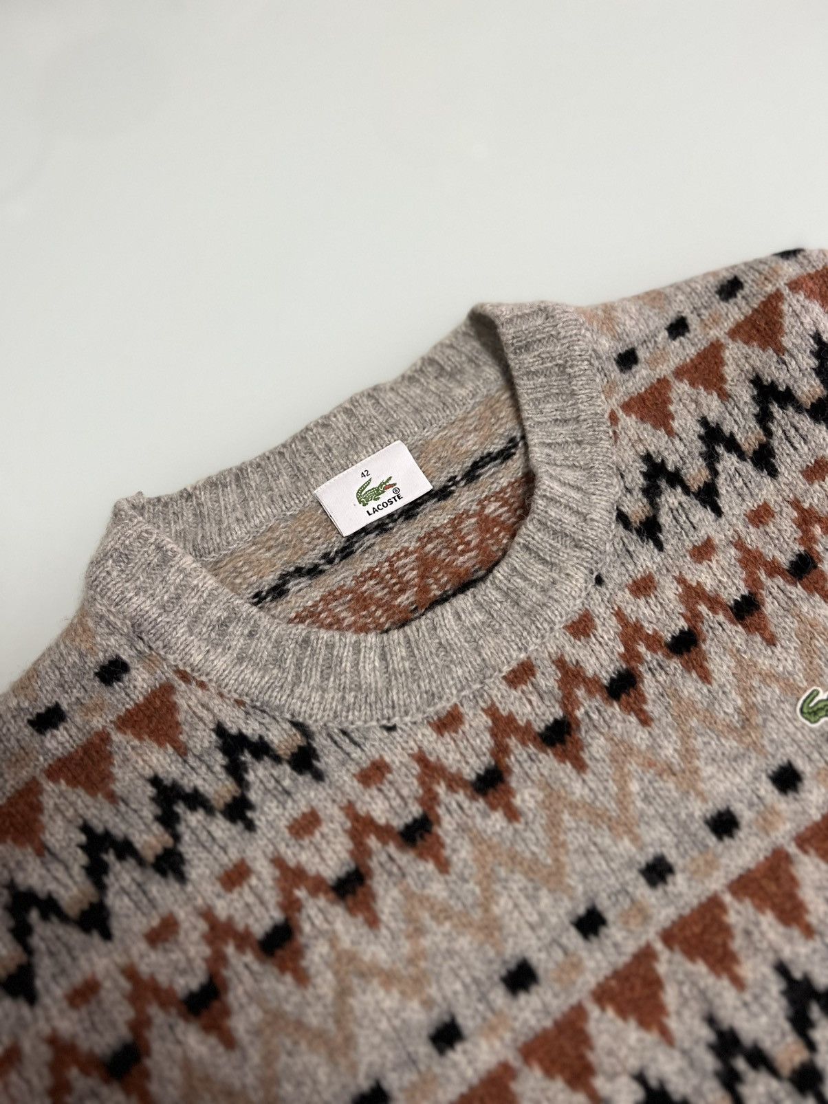 Lacoste Vintage Lacoste Knit Sweater Size S / US 4 / IT 40 - 3 Thumbnail