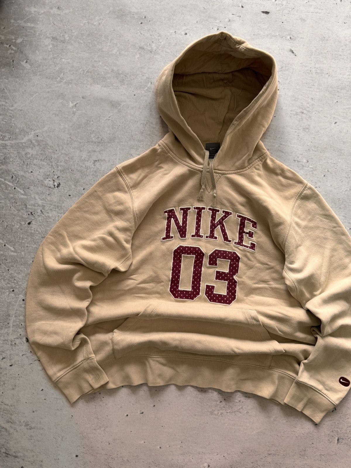 Nike × Vintage NIKE VINTAGE CENTER LOGO OVERSIZE BOXY HOODIE Size US M / EU 48-50 / 2 - 2 Thumbnail