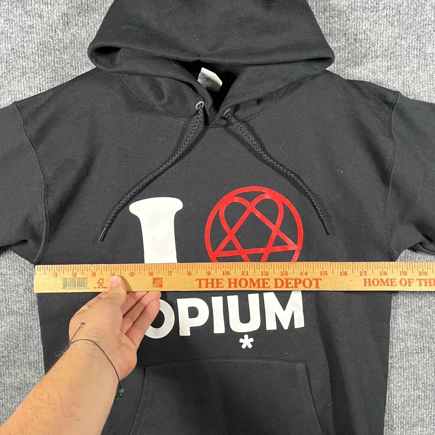 Vintage Ken Carson Playboi Carti Opium Merch Hoodie Small Heartagram Hoodies Mens S Black Cotton Logo Graphic Print Vintage No (adjusted to fit rules) Size US S / EU 44-46 / 1 - 3 Thumbnail