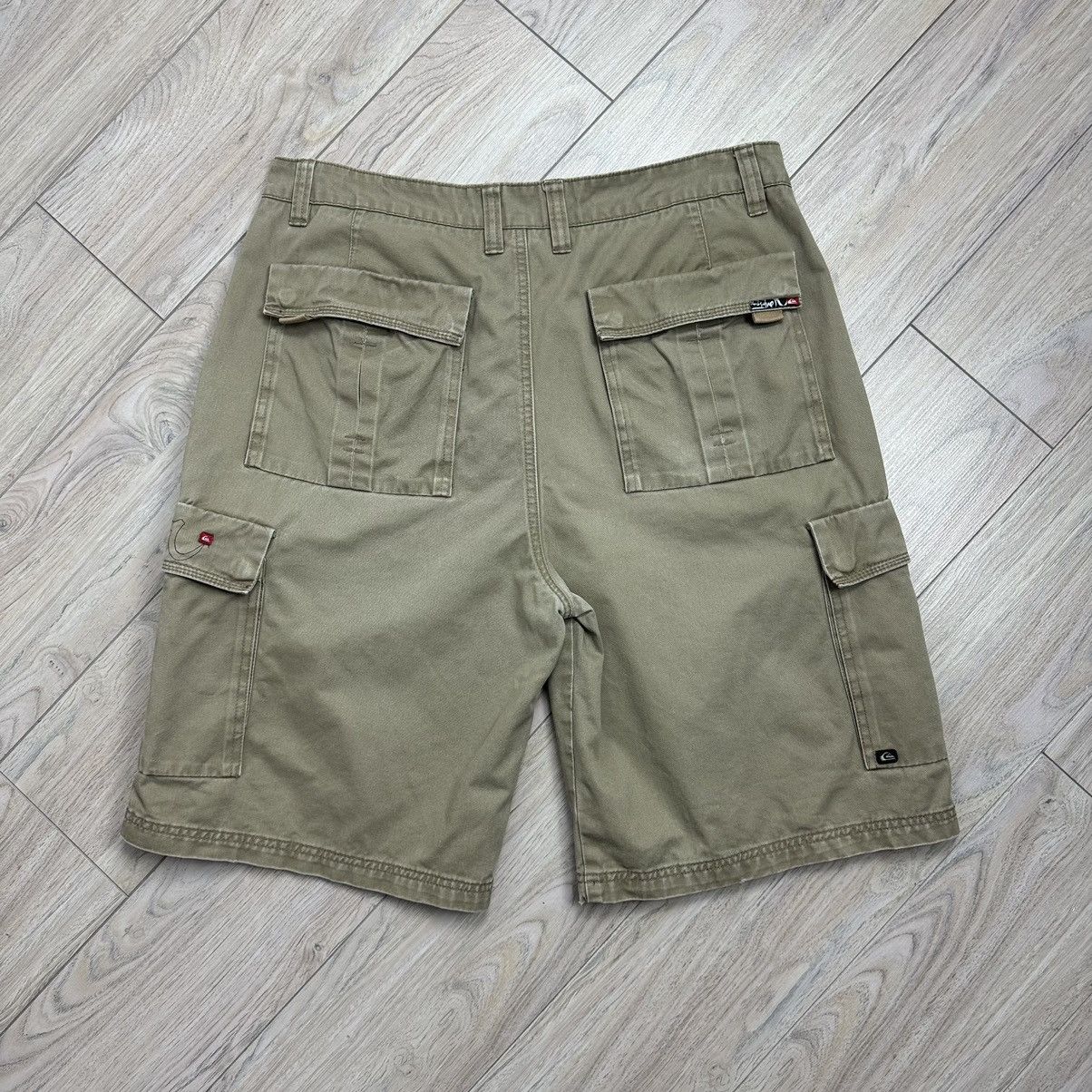 Quiksilver Crazy Vintage 90s Quiksilver Baggy Cargo Utility Shorts Size US 36 / EU 52 - 9 Thumbnail