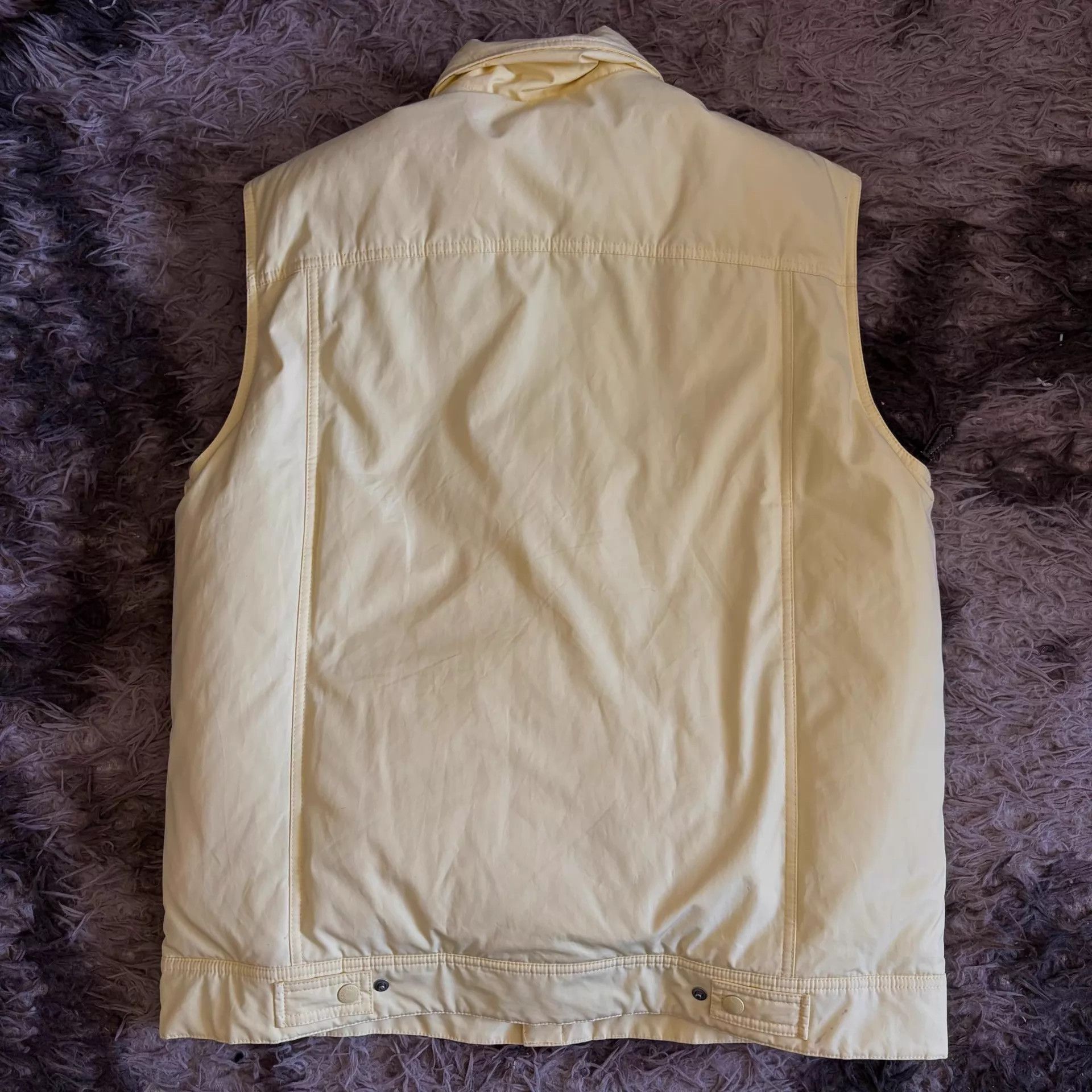 Louis Vuitton LV full print yellow lining puffer vest size 40 Size M / US 6-8 / IT 42-44 - 2 Thumbnail