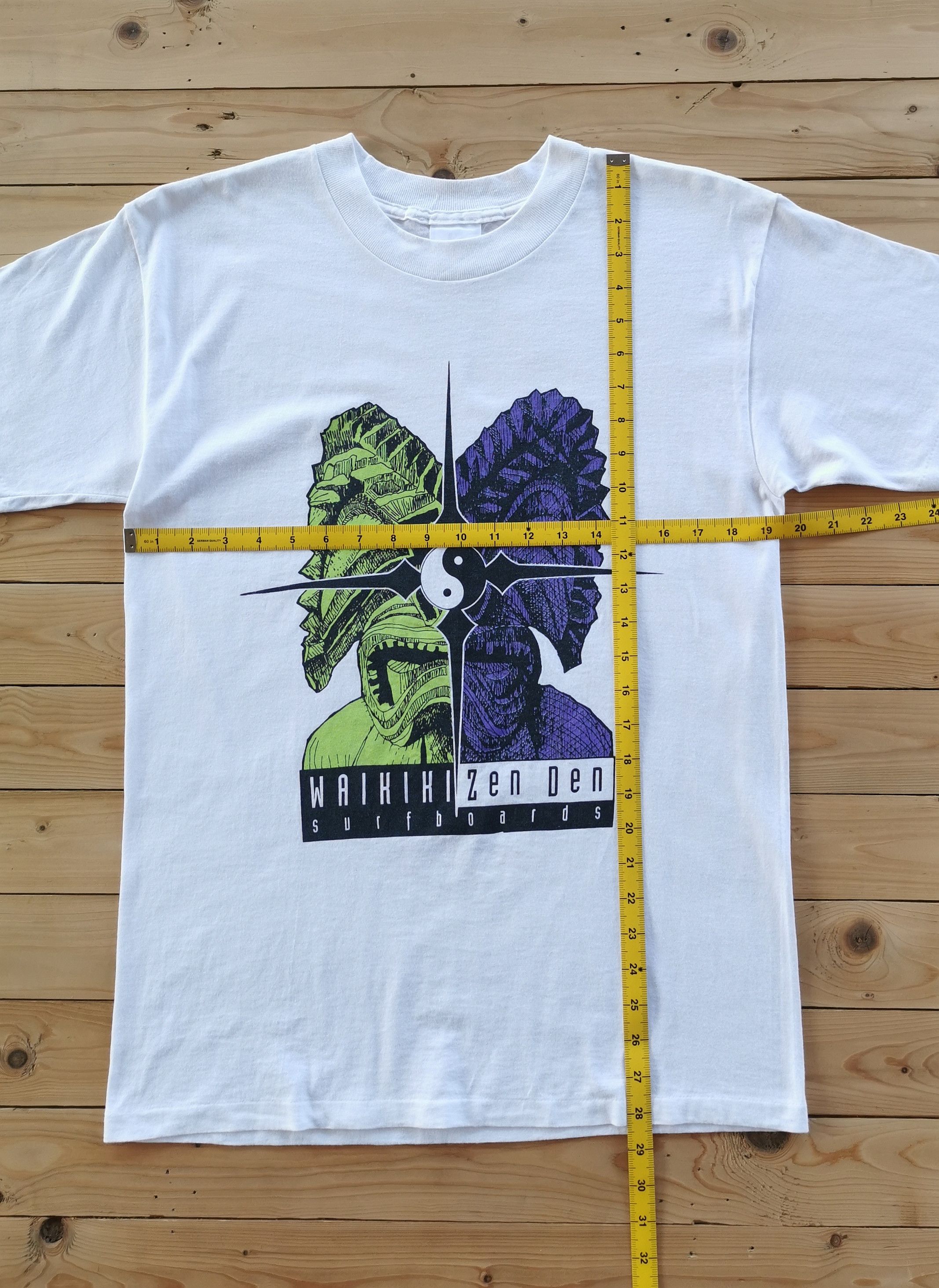 Vintage Vintage Yin Yang Waikiki Zen Den Surfboards Tshirt Size US M / EU 48-50 / 2 - 5 Thumbnail