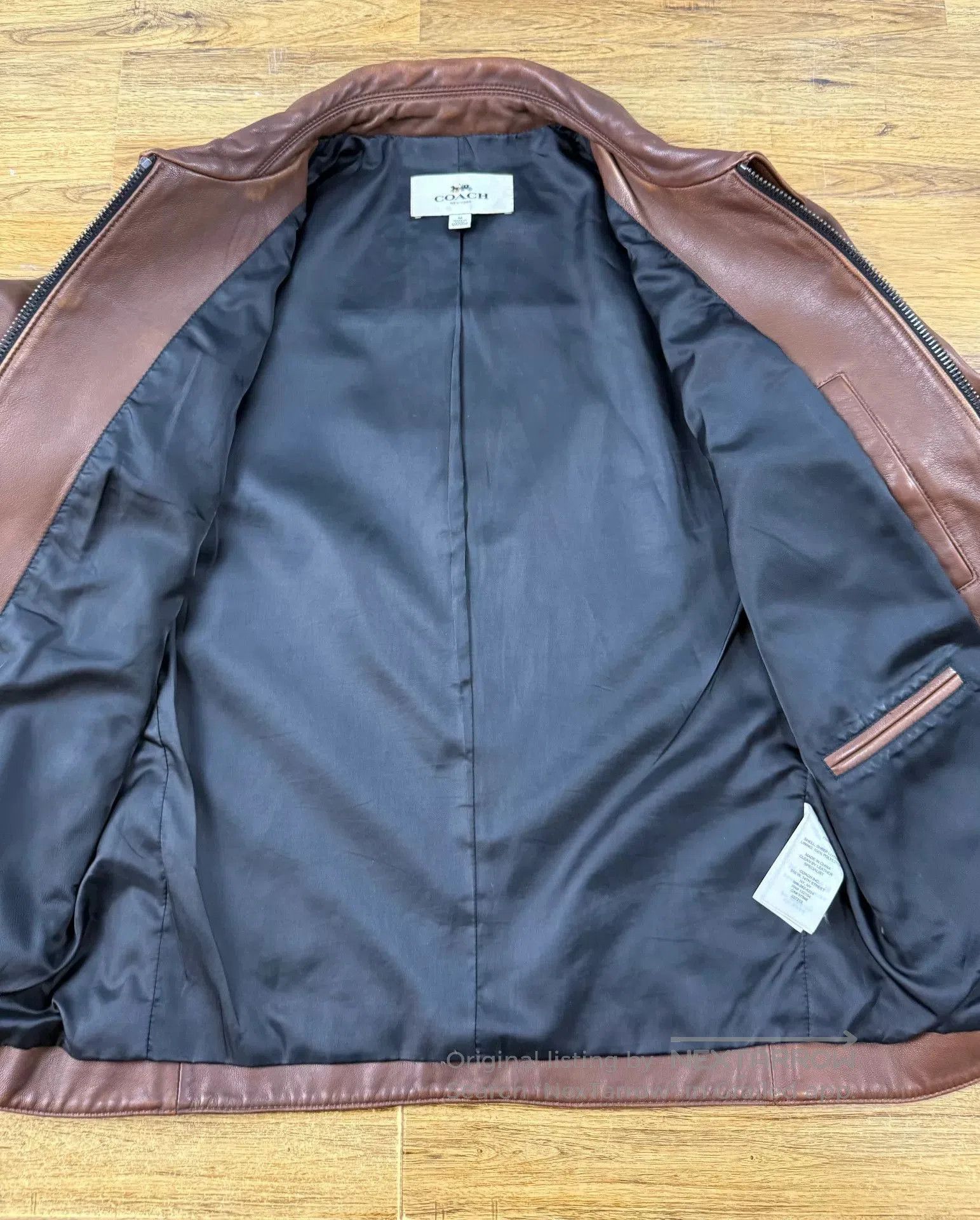 Coach COACH Men's Leather Jacket for Business Casual. Size US M / EU 48-50 / 2 - 3 Thumbnail