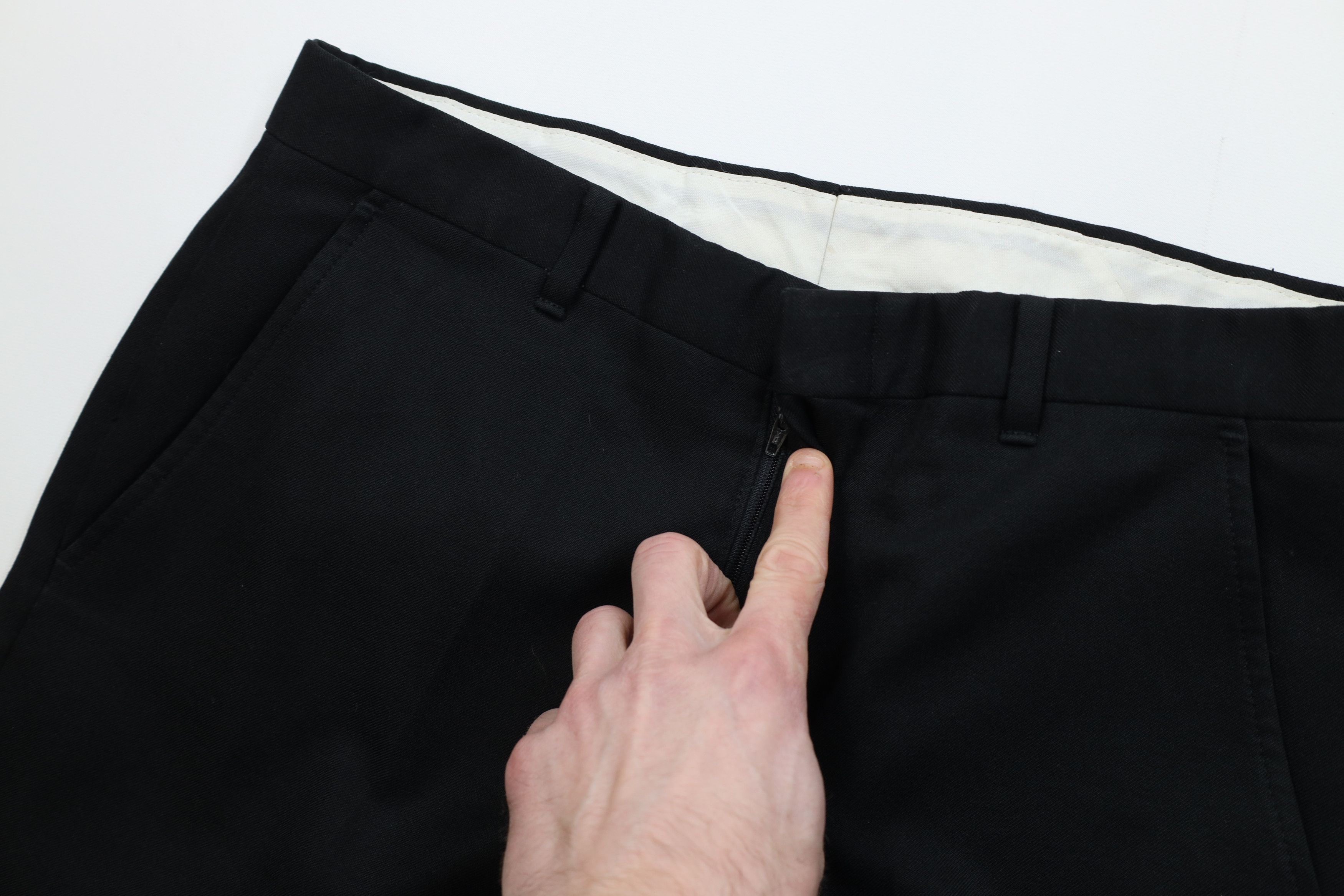 Vintage Vintage 70s Streetwear Flared Wide Leg Chino Pants Black USA Size US 32 / EU 48 - 8 Thumbnail