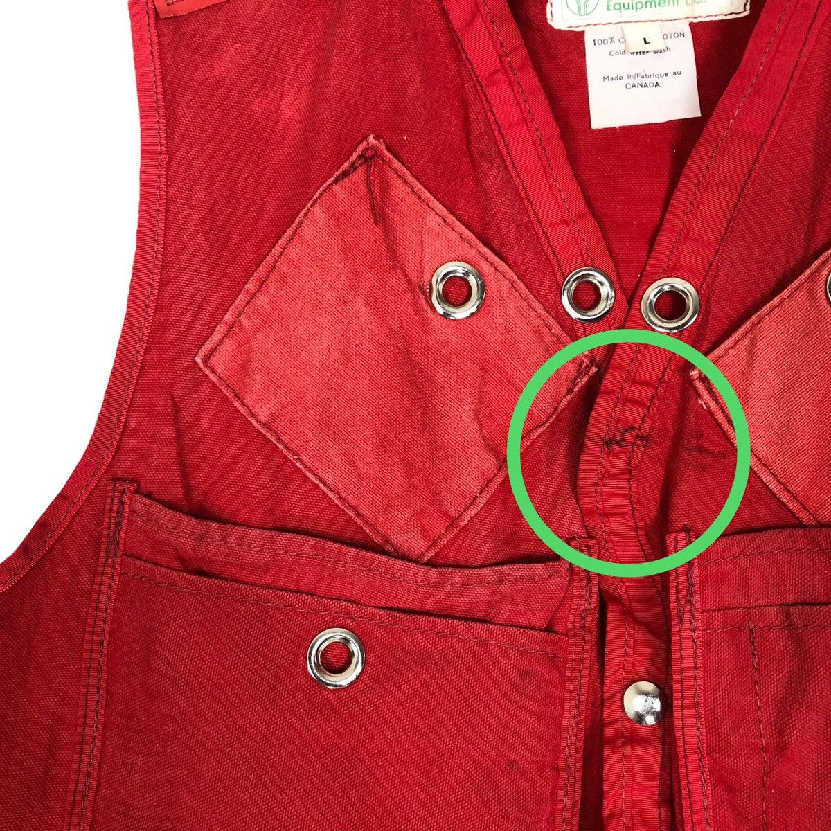 Vintage Vintage 90s Canadian Forestry Equipment Ltd Cargo Vest Size US L / EU 52-54 / 3 - 6 Thumbnail