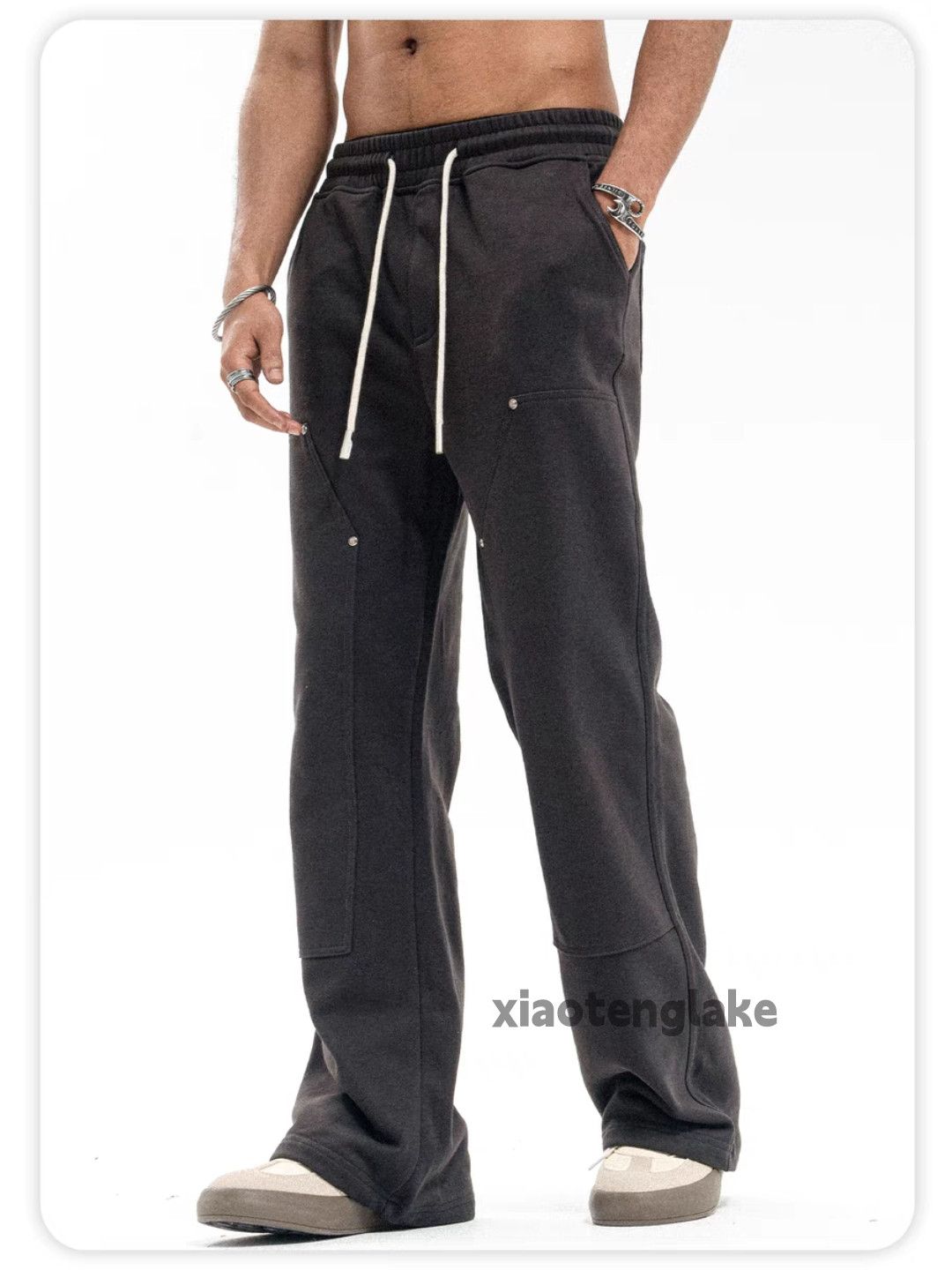 Designer × Japanese Brand × Vintage Utility skate hiphop work carpenter cargo sweatpants Size US 34 / EU 50 - 5 Thumbnail