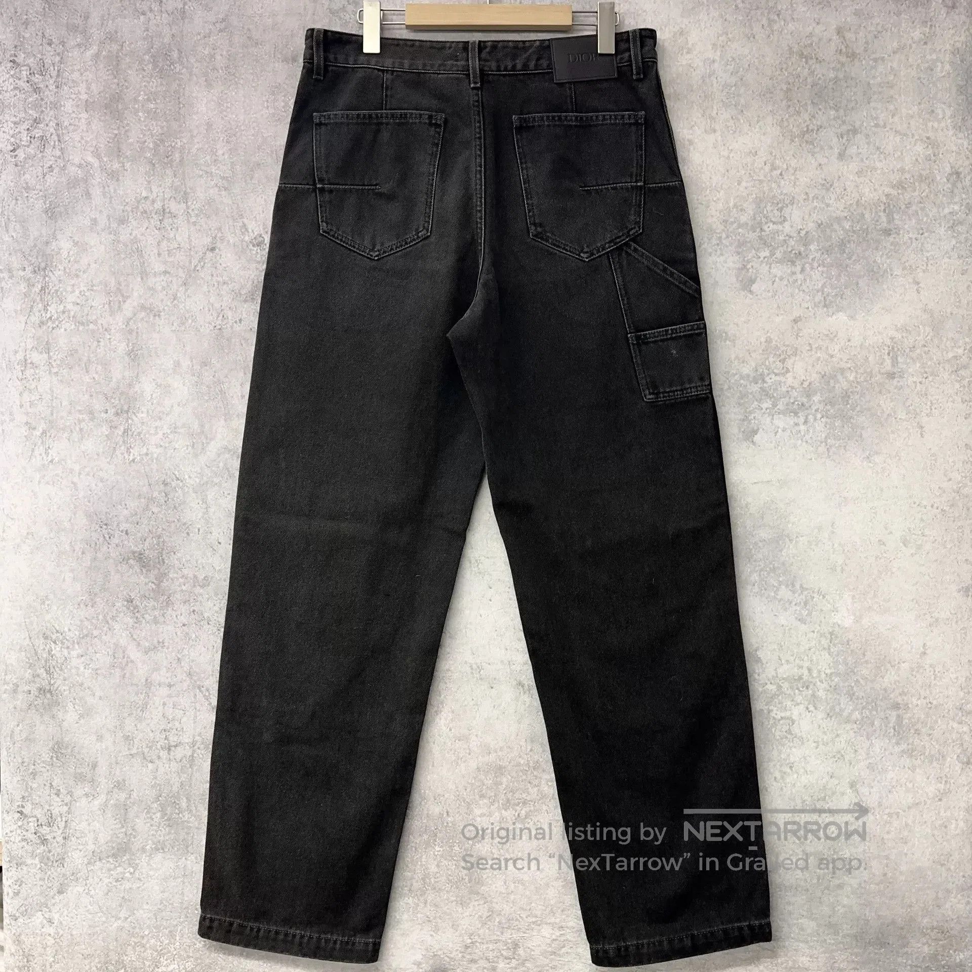 Dior DIOR Black Denim Straight. Size US 32 / EU 48 - 3 Thumbnail