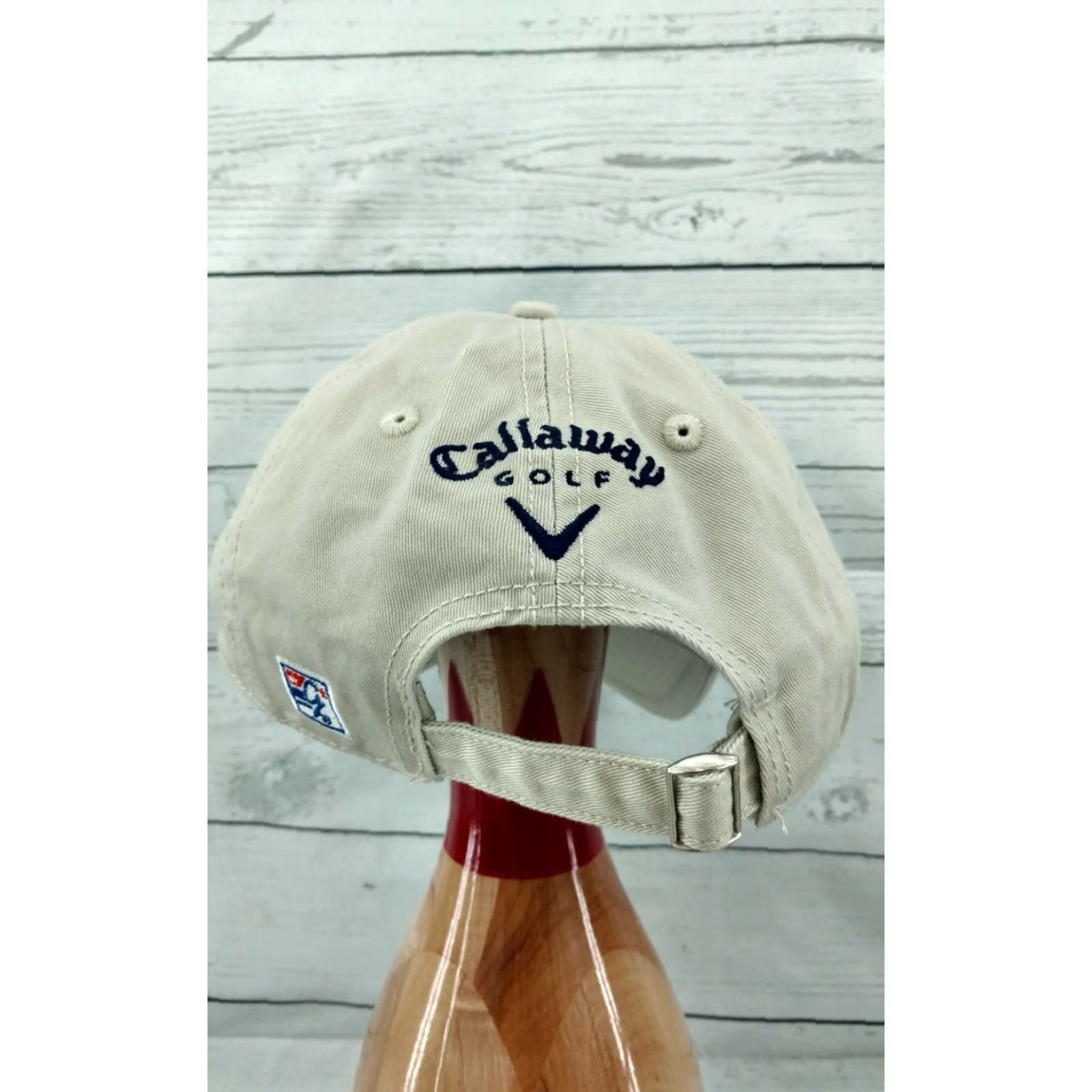 Callaway Callaway Golf Kenwal Baseball Hat Adjustable Khaki Embroidered Hat Mens Size ONE SIZE - 5 Thumbnail