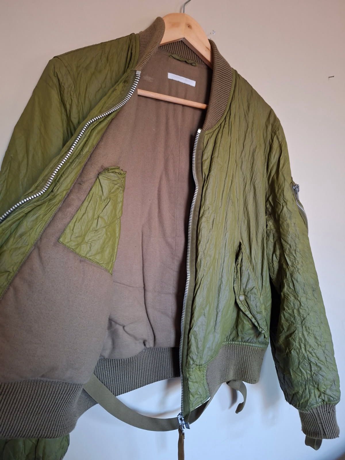 Helmut Lang Autumn/Winter 2003 Metal Nylon Thread Bomber Size US M / EU 48-50 / 2 - 7 Thumbnail