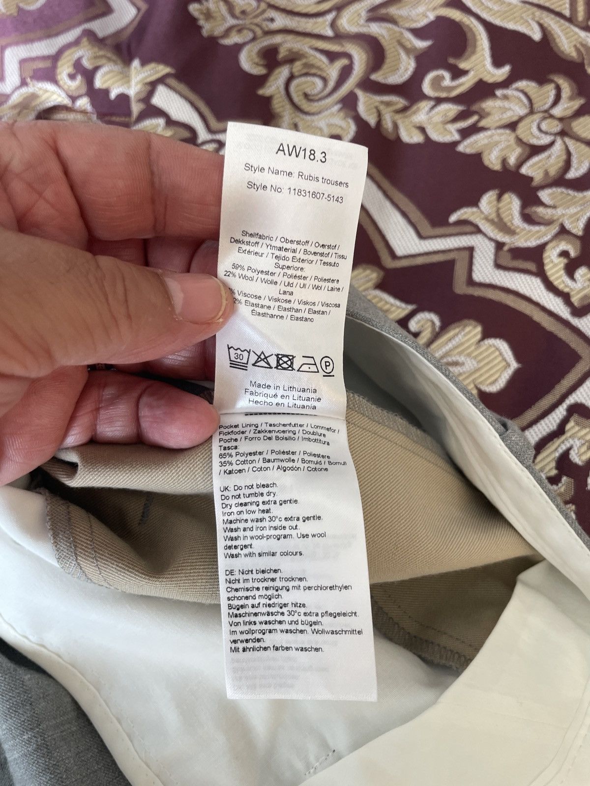Wood Wood Rubis Trousers AW2018 Size US 35 - 11 Thumbnail