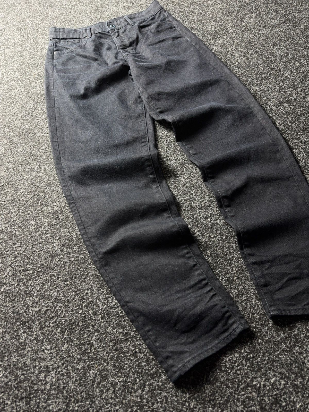 G-Star G-Star RAW Janeh Loose Tapered Jeans Black Cradle Denim Y2K Size 29" - 2 Thumbnail