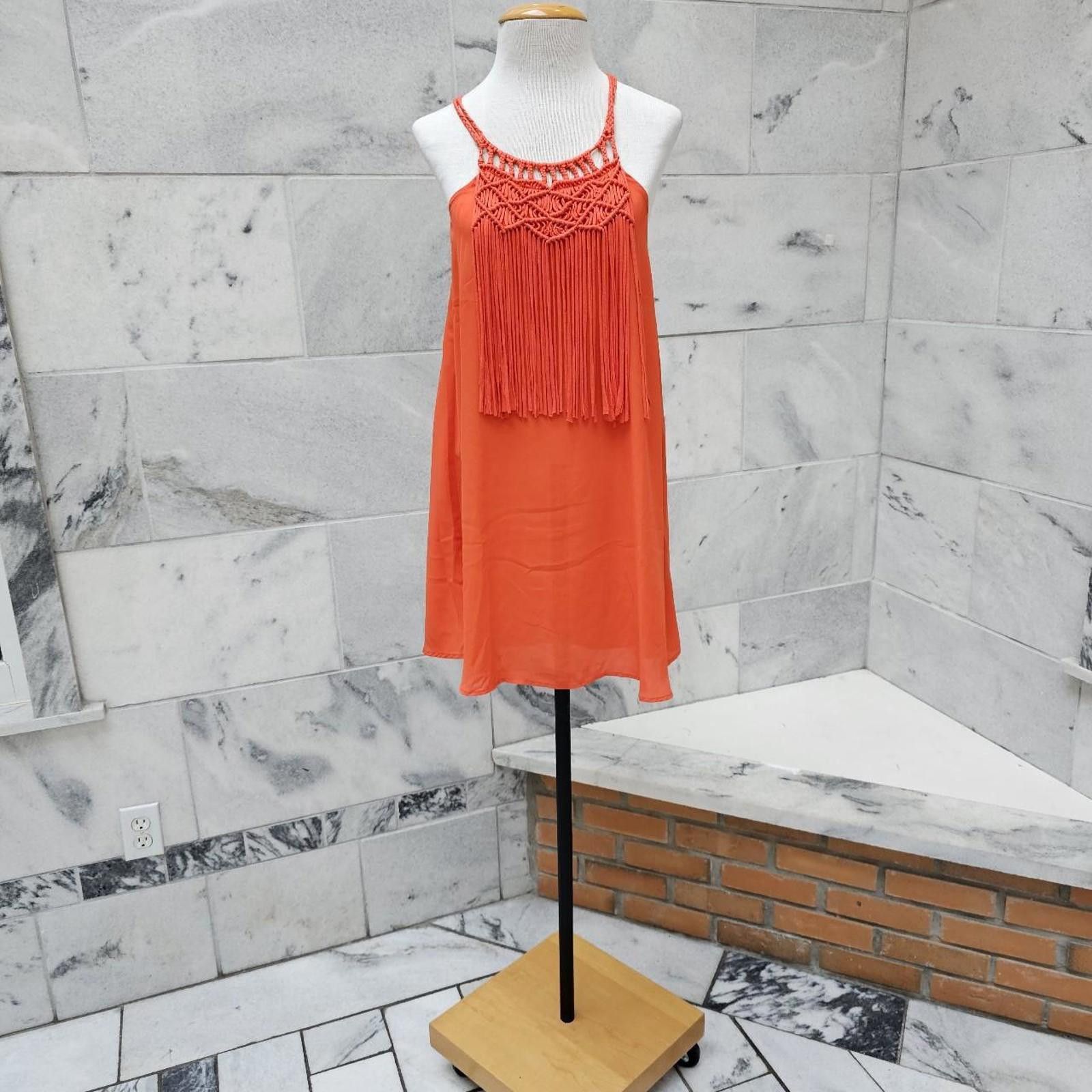 Designer Umgee Women's Orange Dress Size S / US 4 / IT 40 - 1 Thumbnail